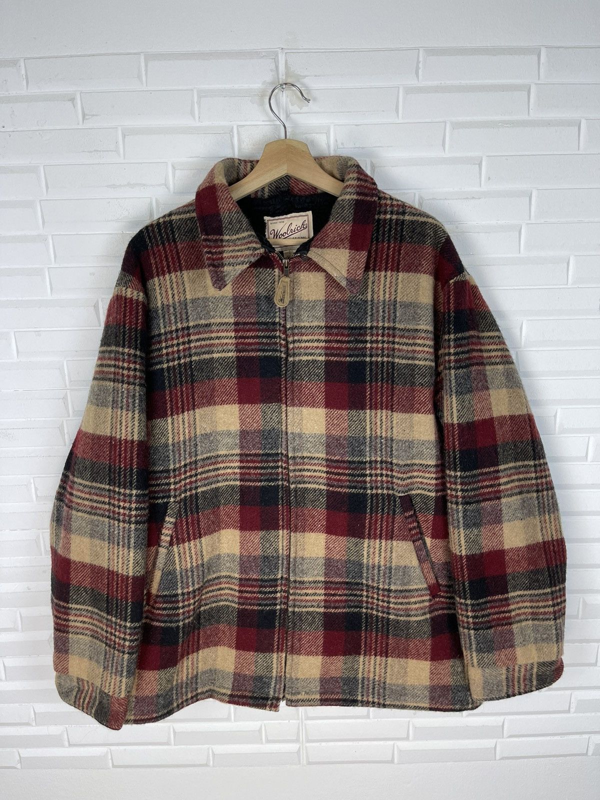 Vintage × Woolrich Woolen Mills Vintage Glen Plaid Woolrich Outdoorwear Made in USA Size US L / EU 52-54 / 3 - 1 Thumbnail