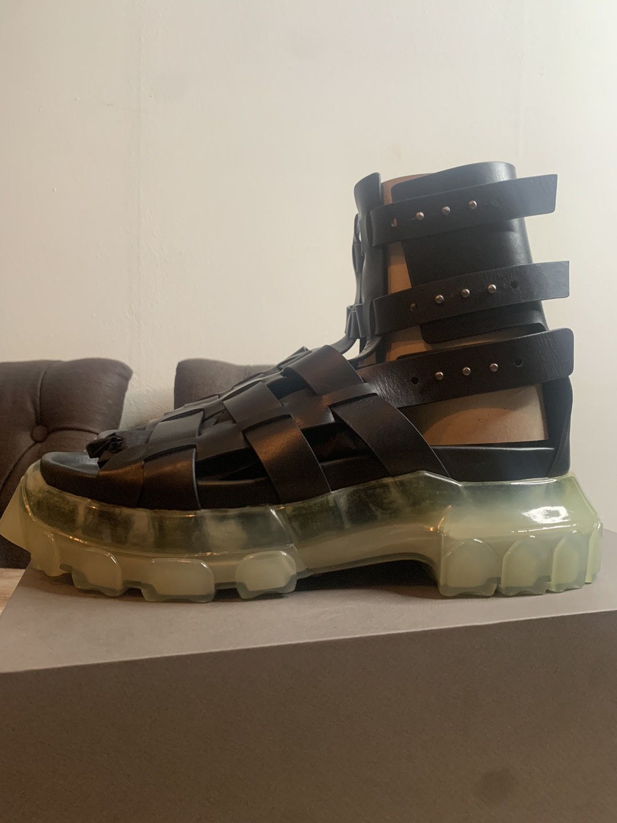 Rick Owens Tractor sandals EU44 Size US 11 / EU 44 - 3 Thumbnail