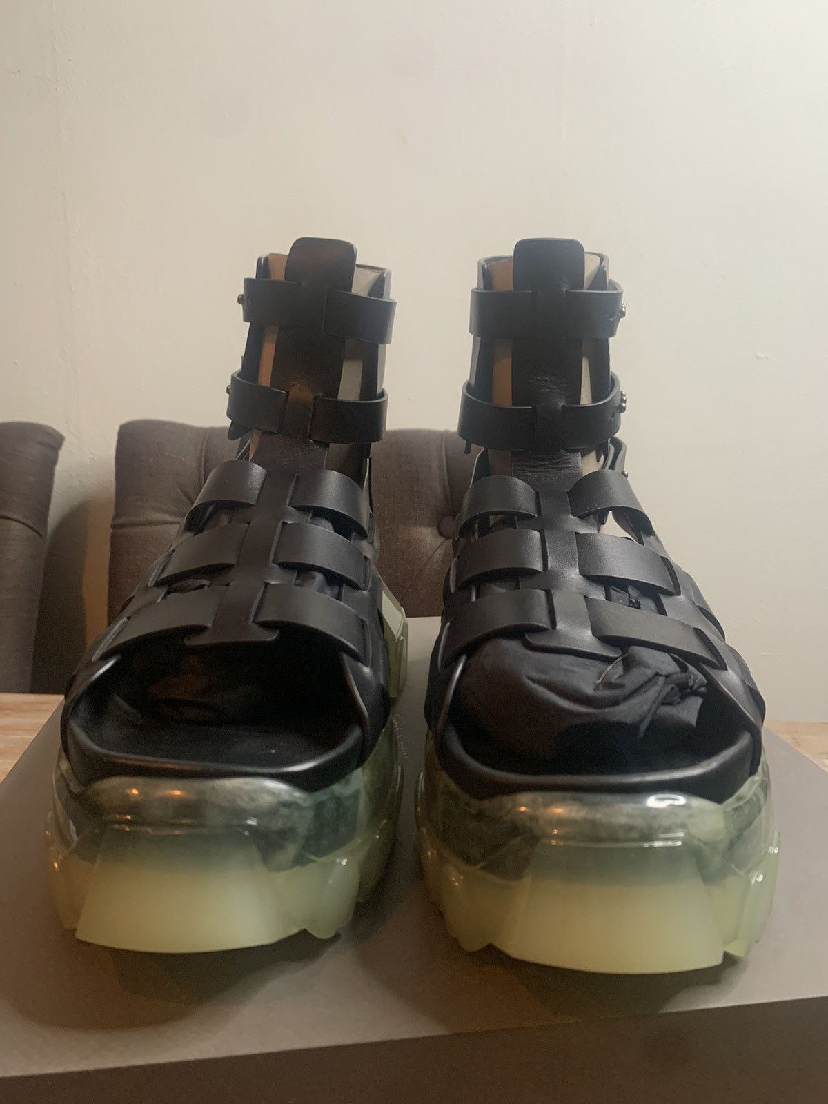 Rick Owens Tractor sandals EU44 Size US 11 / EU 44 - 2 Thumbnail