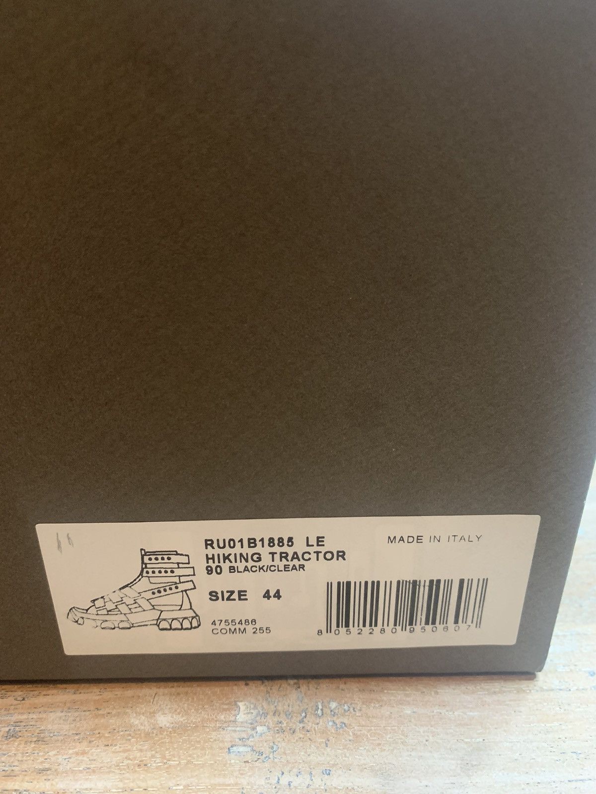 Rick Owens Tractor sandals EU44 Size US 11 / EU 44 - 9 Thumbnail