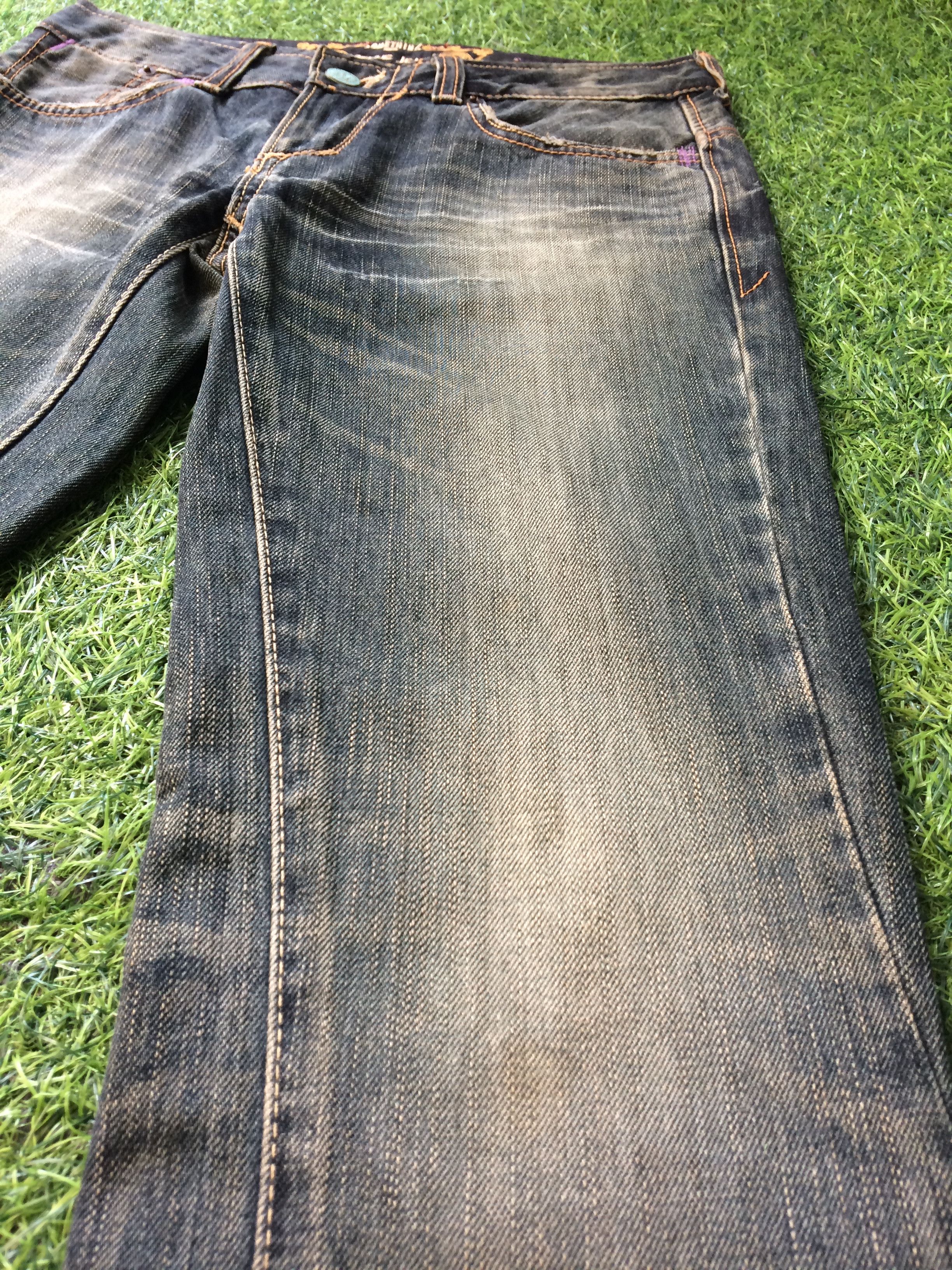 Japanese Brand Flare Jeans Edwin Japan Boot Cut #D-447 Size 27" / US 4 / IT 40 - 6 Thumbnail