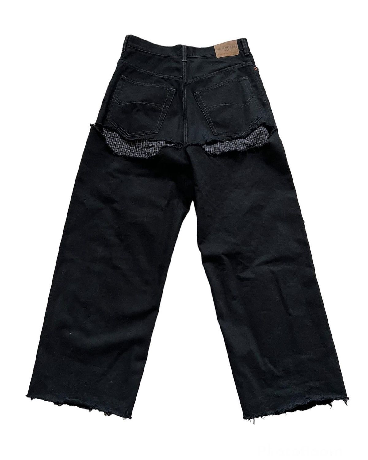 Balenciaga 2021 Afterworld Runway Destroyed Boxer Denim Size US 32 / EU 48 - 2 Thumbnail