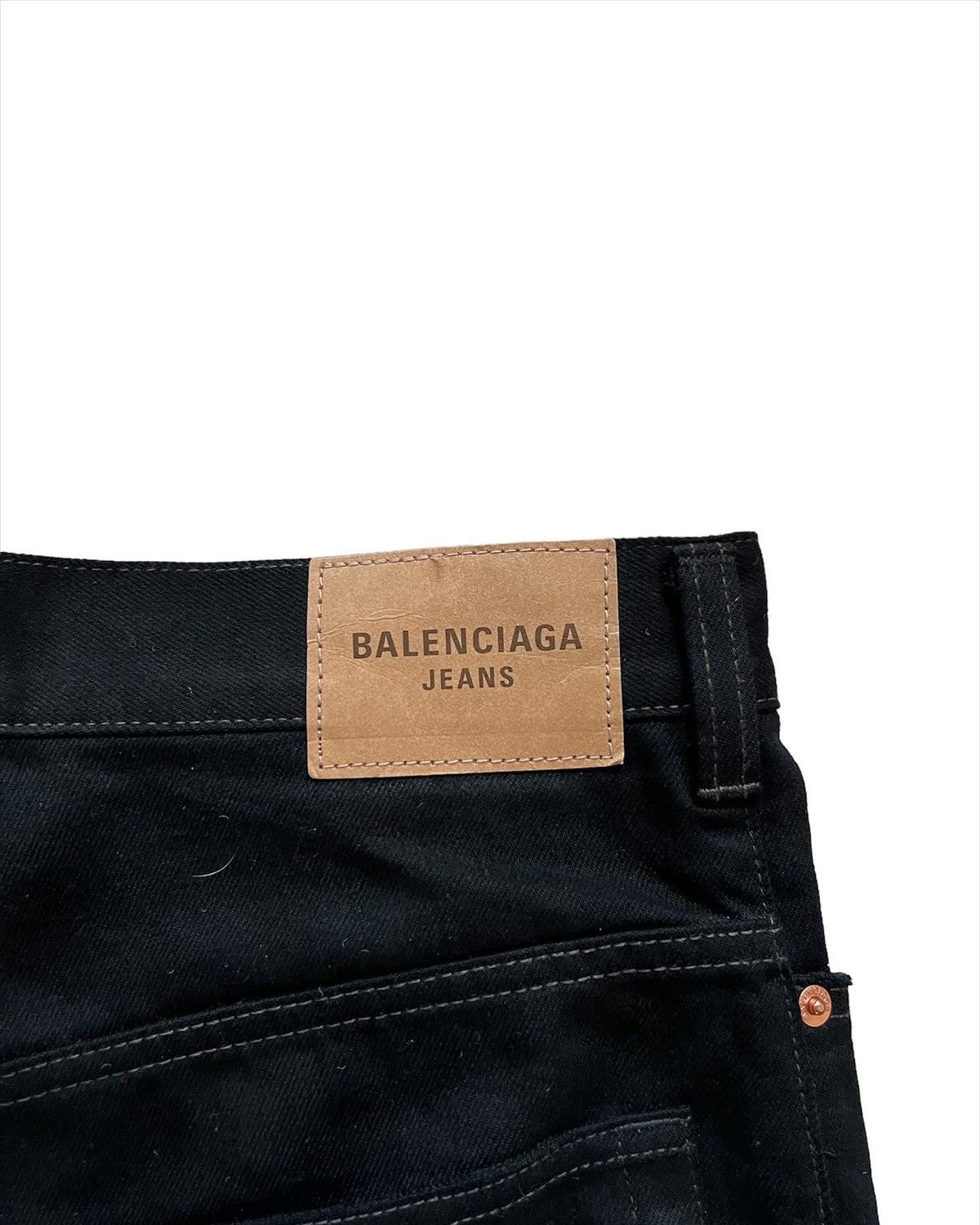 Balenciaga 2021 Afterworld Runway Destroyed Boxer Denim Size US 32 / EU 48 - 3 Thumbnail