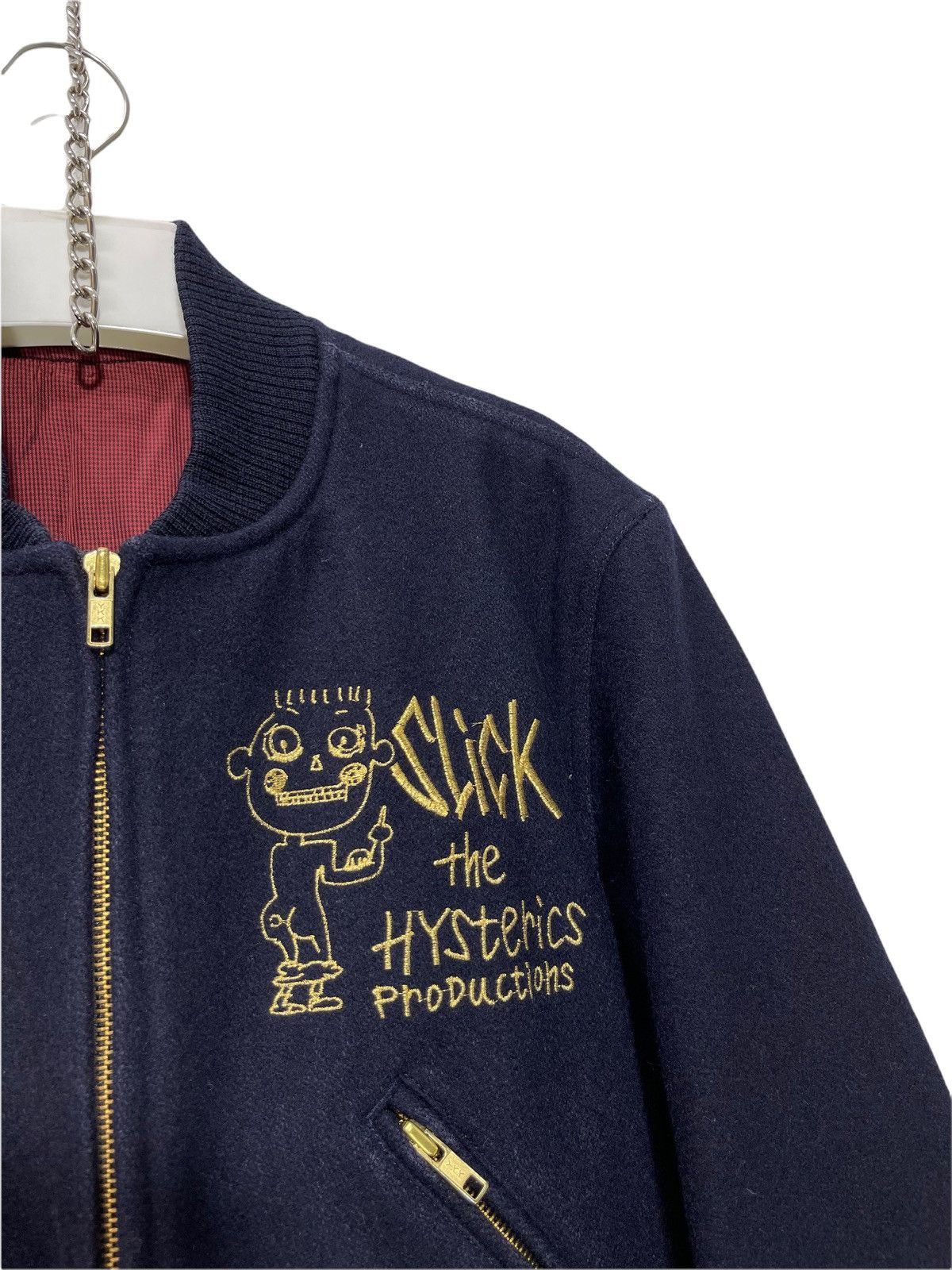 Hysteric Glamour Rare Vtg 90s Hysterics Slick Wool Varsity Cropp Jacket 3🟩6 Size US M / EU 48-50 / 2 - 3 Thumbnail