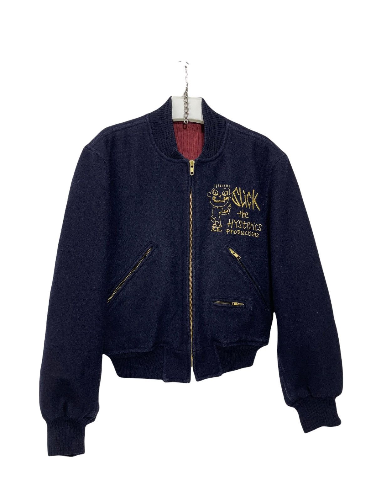 Hysteric Glamour Rare Vtg 90s Hysterics Slick Wool Varsity Cropp Jacket 3🟩6 Size US M / EU 48-50 / 2 - 1 Thumbnail
