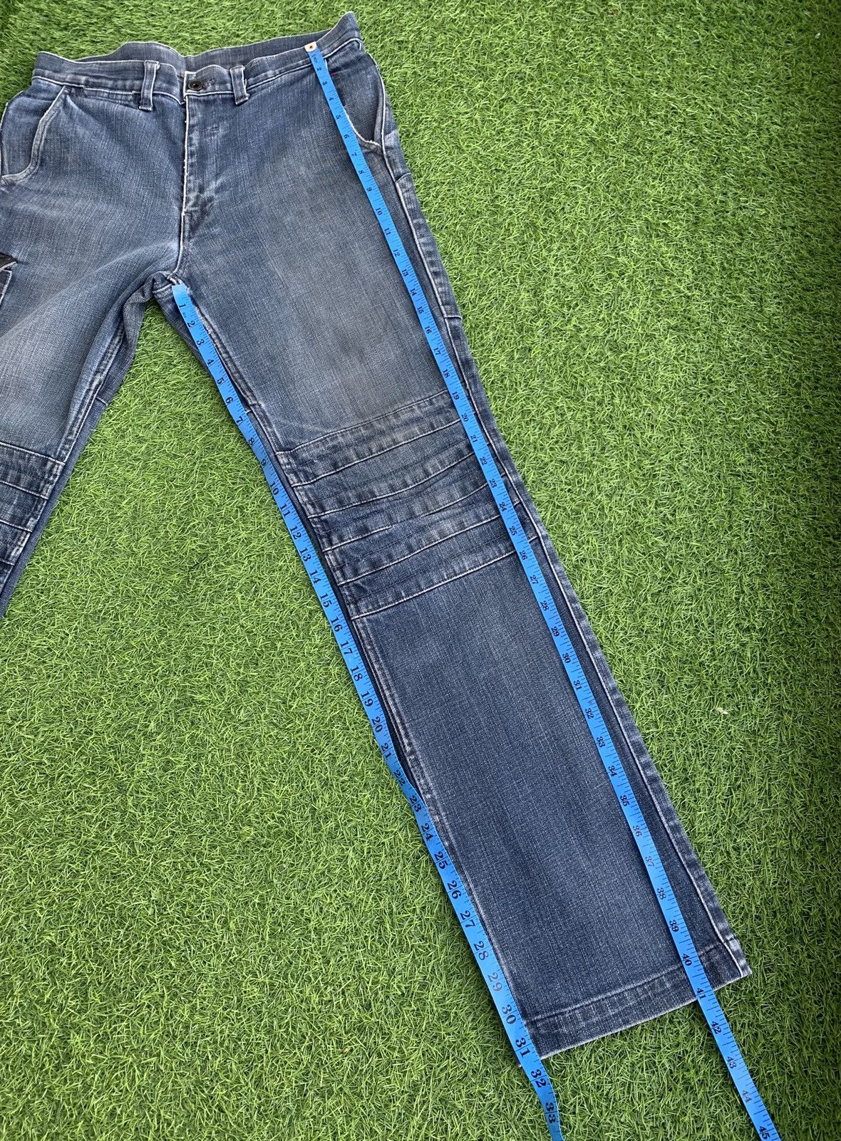 Japanese Brand Vintage Gowest Yellow Division Art of Blue Denim Size US 32 / EU 48 - 19 Thumbnail