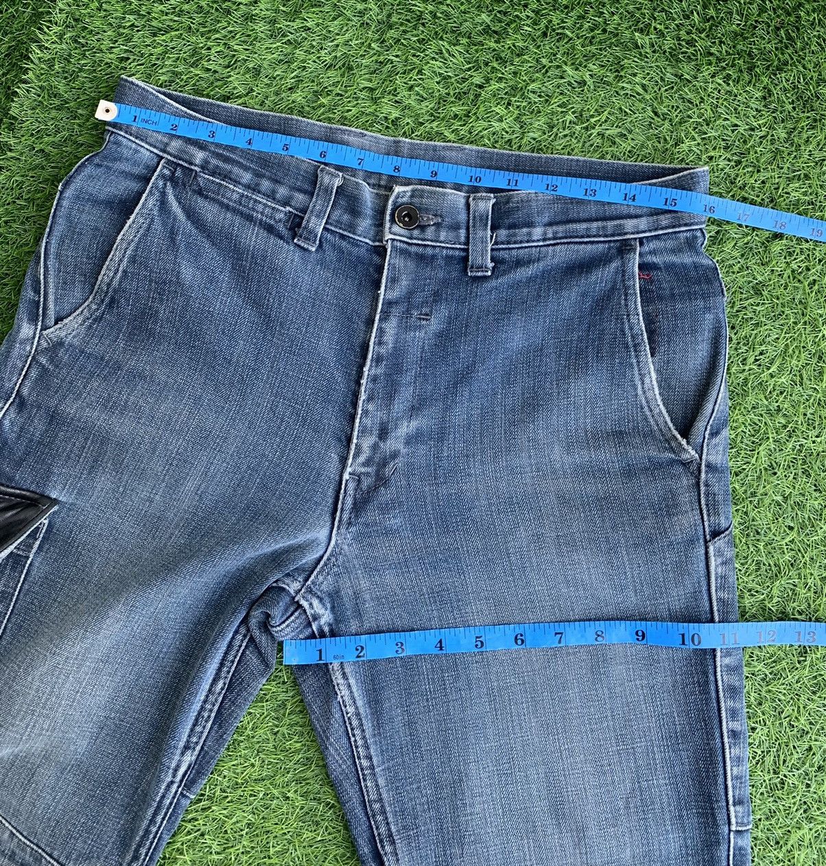 Japanese Brand Vintage Gowest Yellow Division Art of Blue Denim Size US 32 / EU 48 - 15 Thumbnail