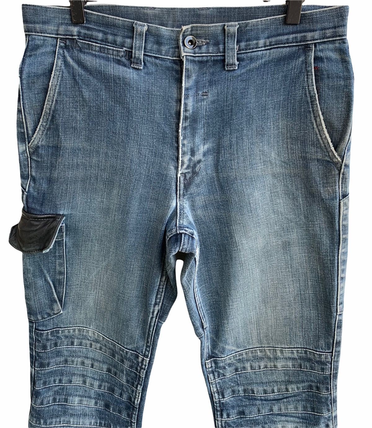 Japanese Brand Vintage Gowest Yellow Division Art of Blue Denim Size US 32 / EU 48 - 6 Thumbnail