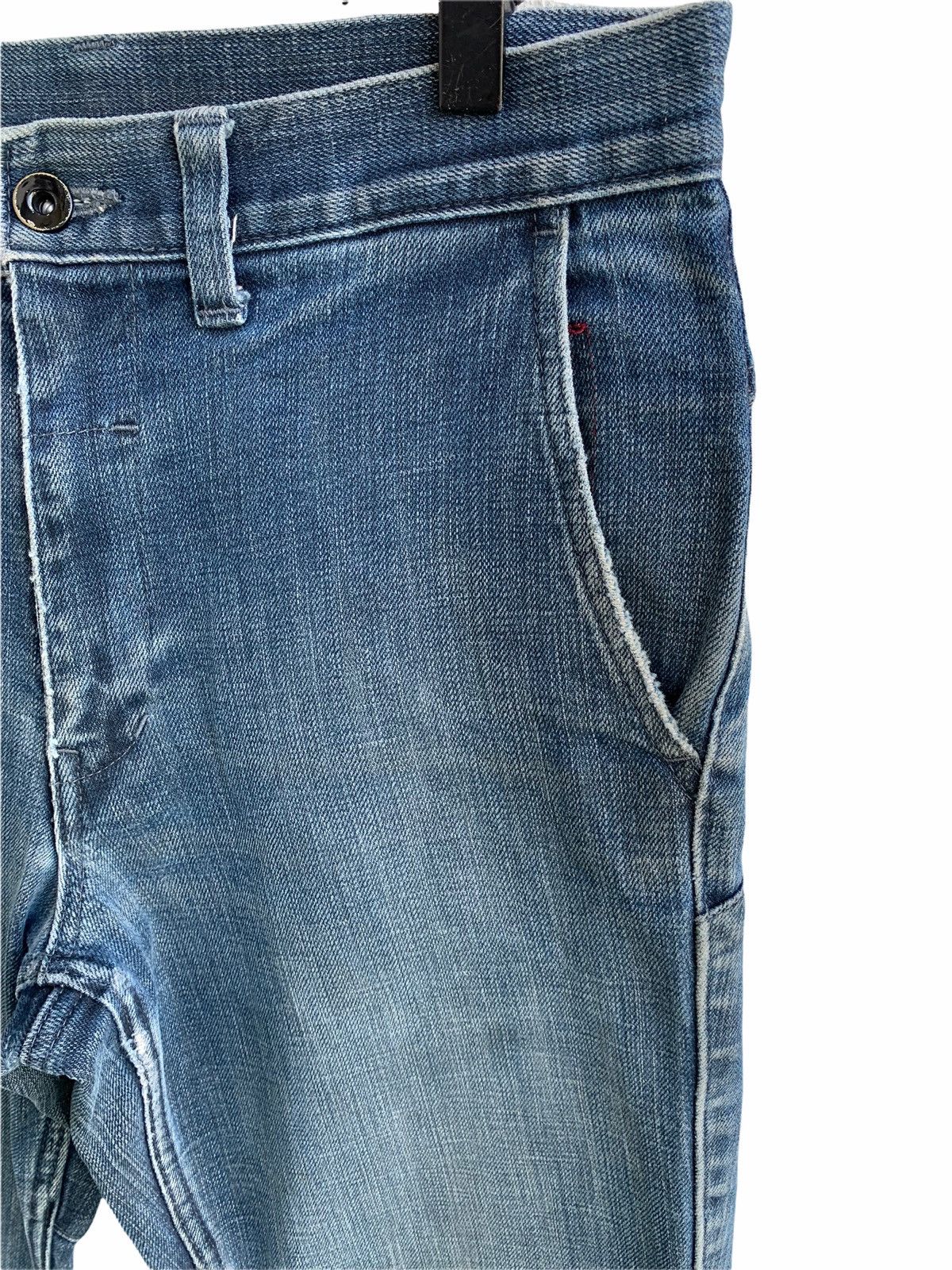 Japanese Brand Vintage Gowest Yellow Division Art of Blue Denim Size US 32 / EU 48 - 9 Thumbnail