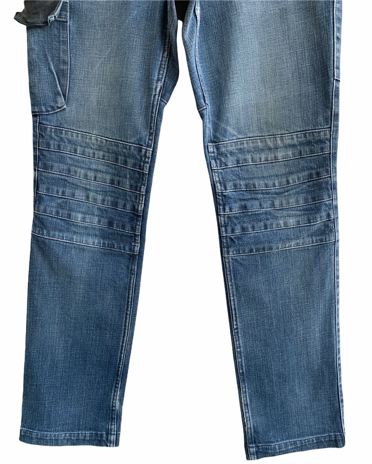 Japanese Brand Vintage Gowest Yellow Division Art of Blue Denim Size US 32 / EU 48 - 5 Thumbnail