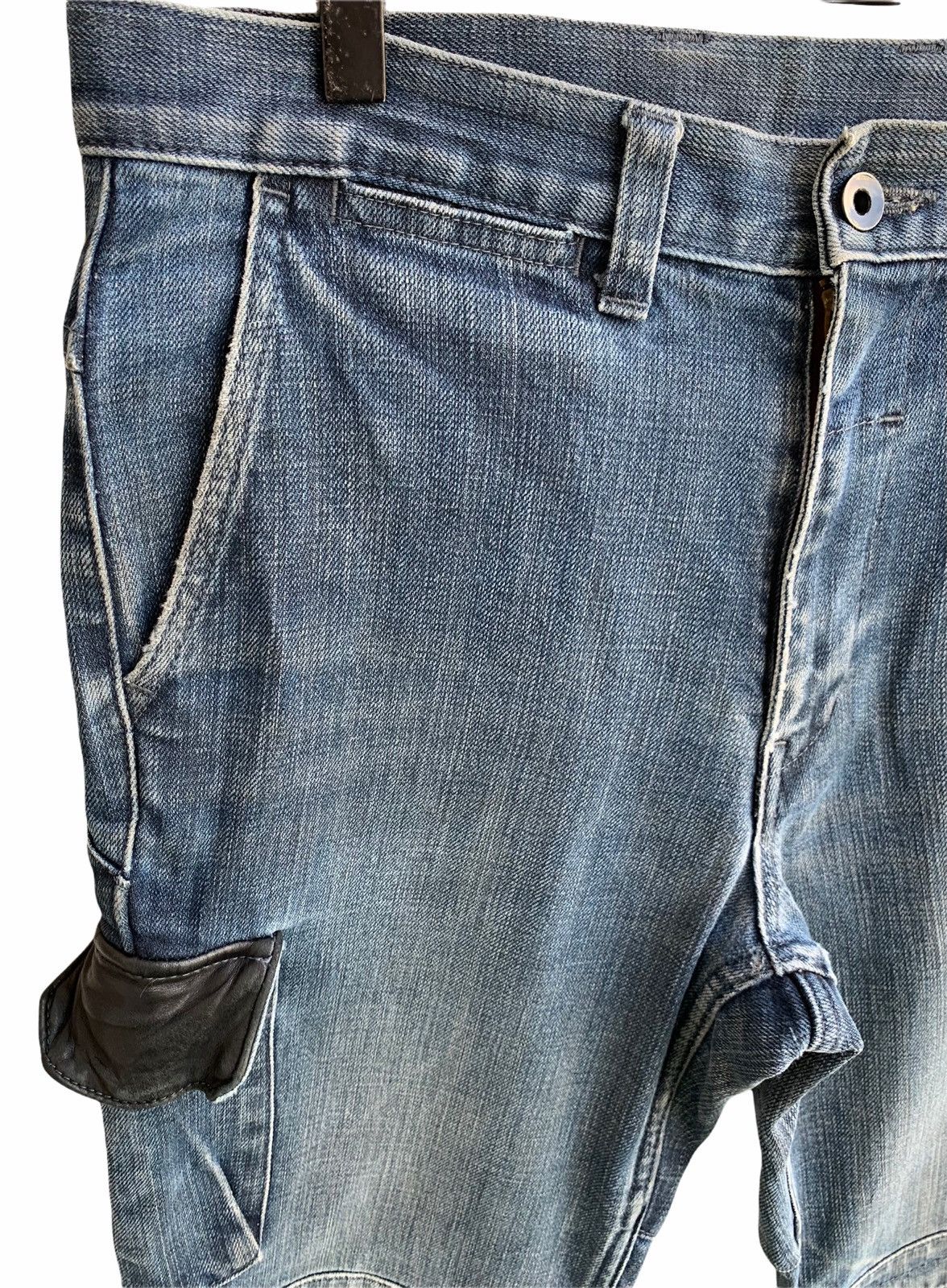 Japanese Brand Vintage Gowest Yellow Division Art of Blue Denim Size US 32 / EU 48 - 7 Thumbnail