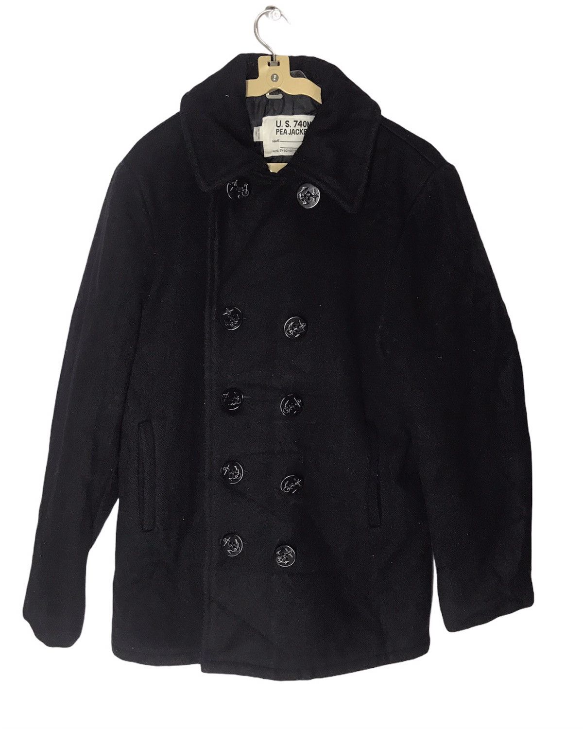Schott × Vintage Vintage SCHOTT NYC US740N Pea Jacket Size US S / EU 44-46 / 1 - 2 Thumbnail
