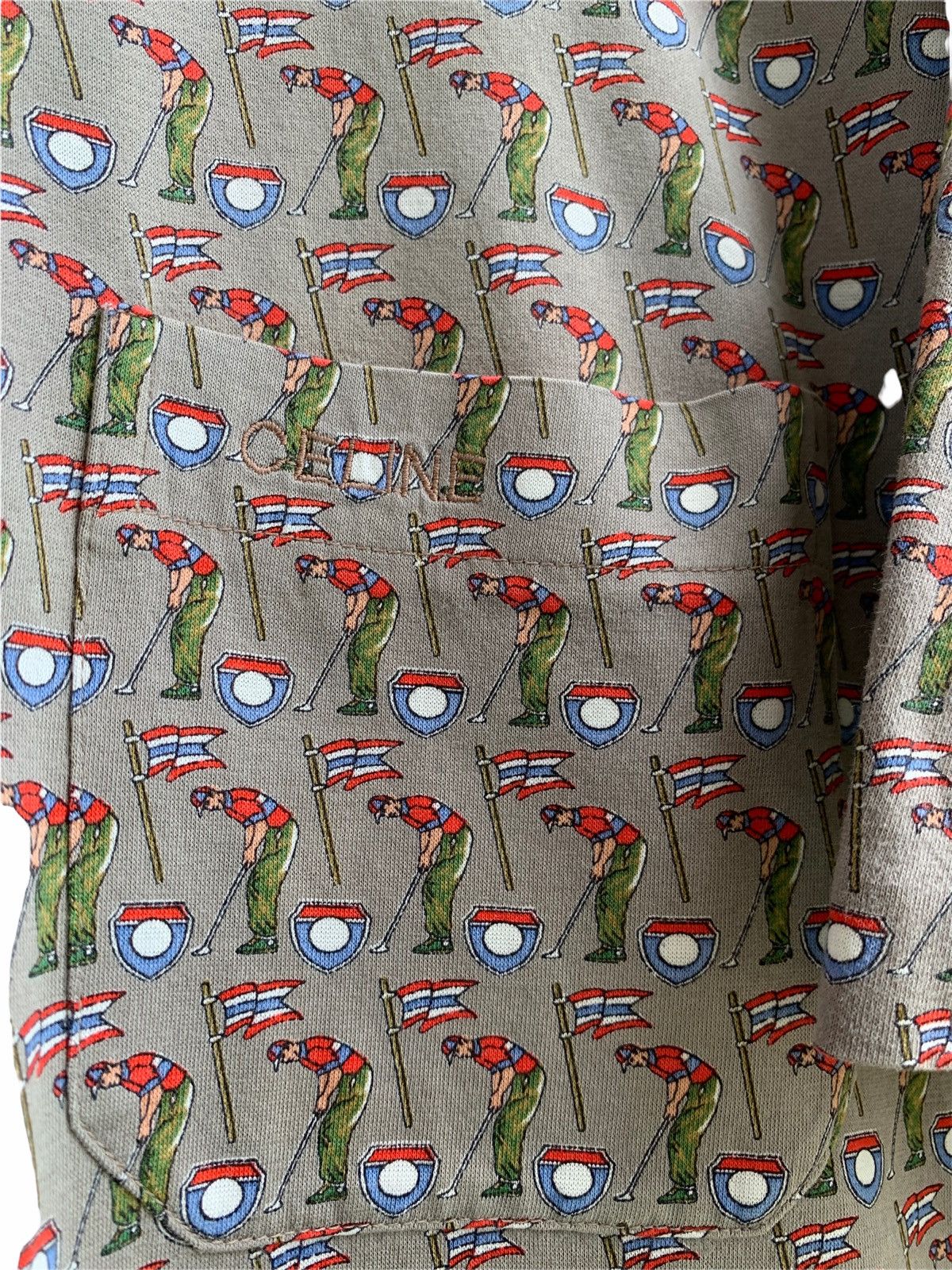 Celine Vintage celine Polo T-Shirts Golf Size US M / EU 48-50 / 2 - 9 Thumbnail