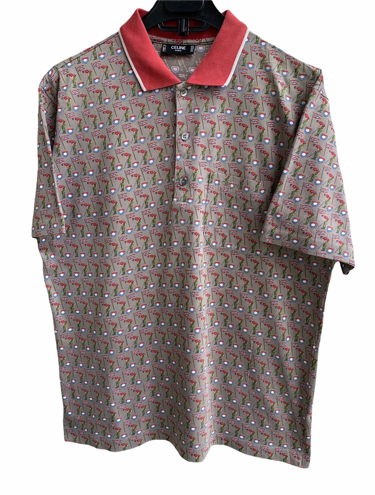 Celine Vintage celine Polo T-Shirts Golf Size US M / EU 48-50 / 2 - 1 Thumbnail