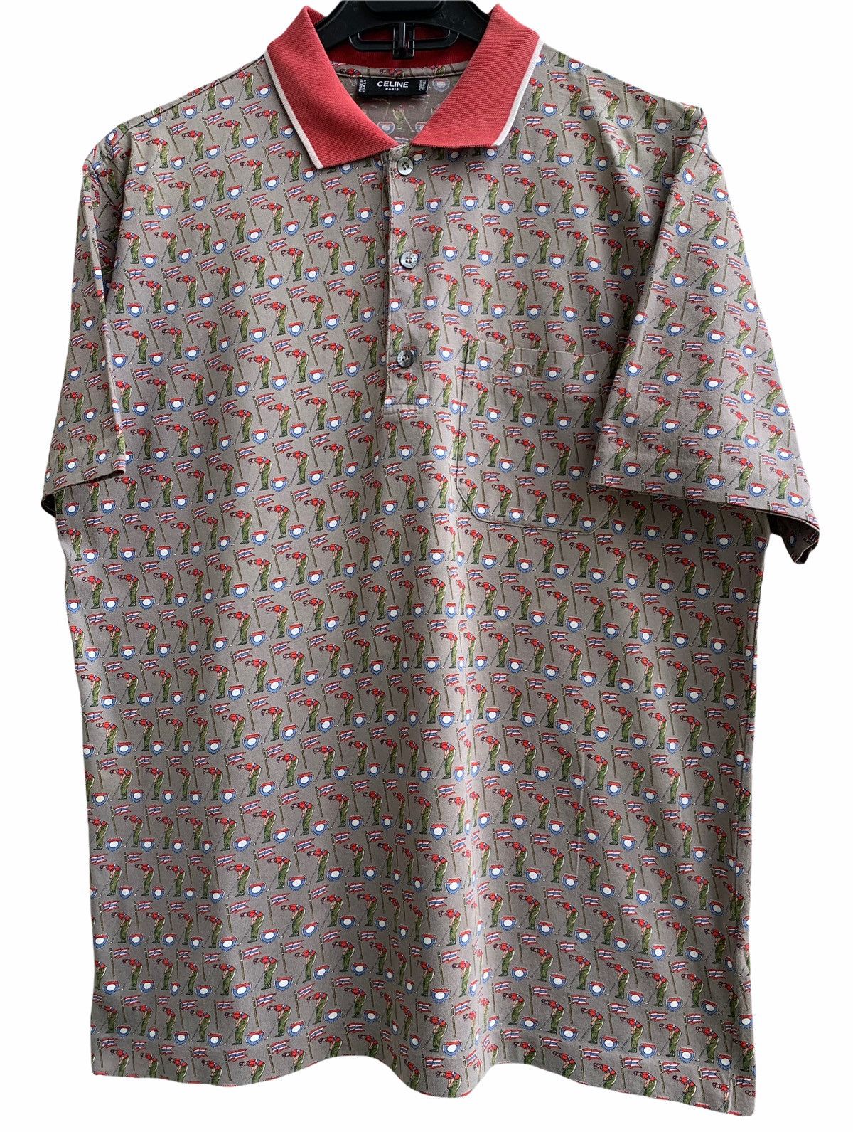 Celine Vintage celine Polo T-Shirts Golf Size US M / EU 48-50 / 2 - 3 Thumbnail