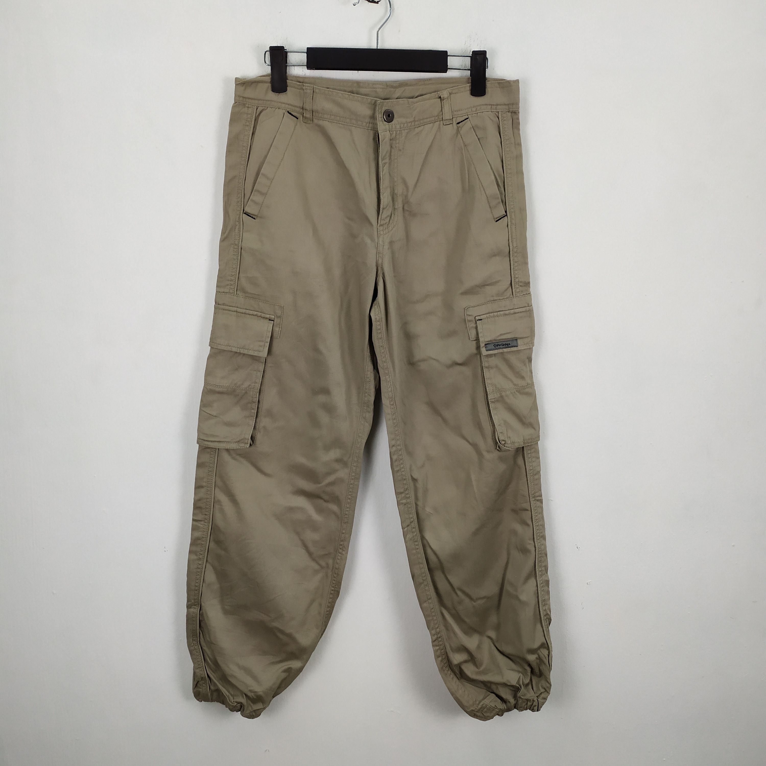 Japanese Brand STAN LOPER BAGGY CARGO PANTS Size US 29 - 1 Thumbnail