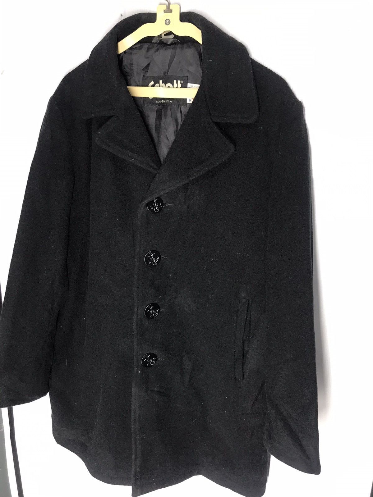 Schott × Vintage Schott wool long jacket coat made in usa Size US M / EU 48-50 / 2 - 7 Thumbnail