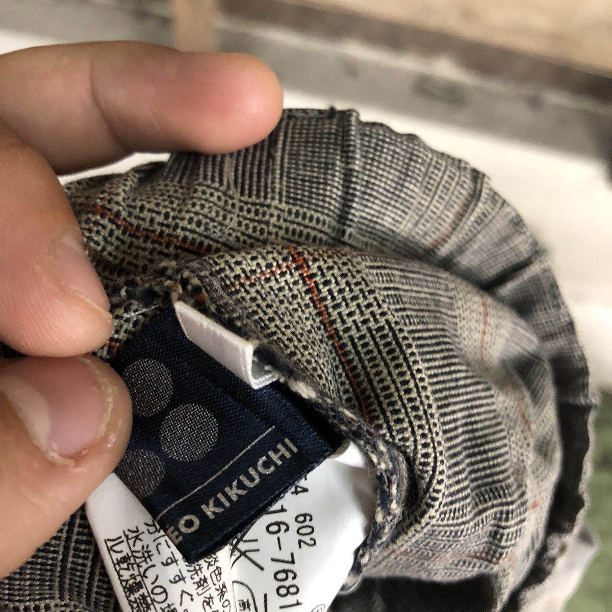 Japanese Brand Takeo Kikuchi japan checkered Multipocket Cargo Pants #3810 Size US 26 / EU 42 - 12 Thumbnail