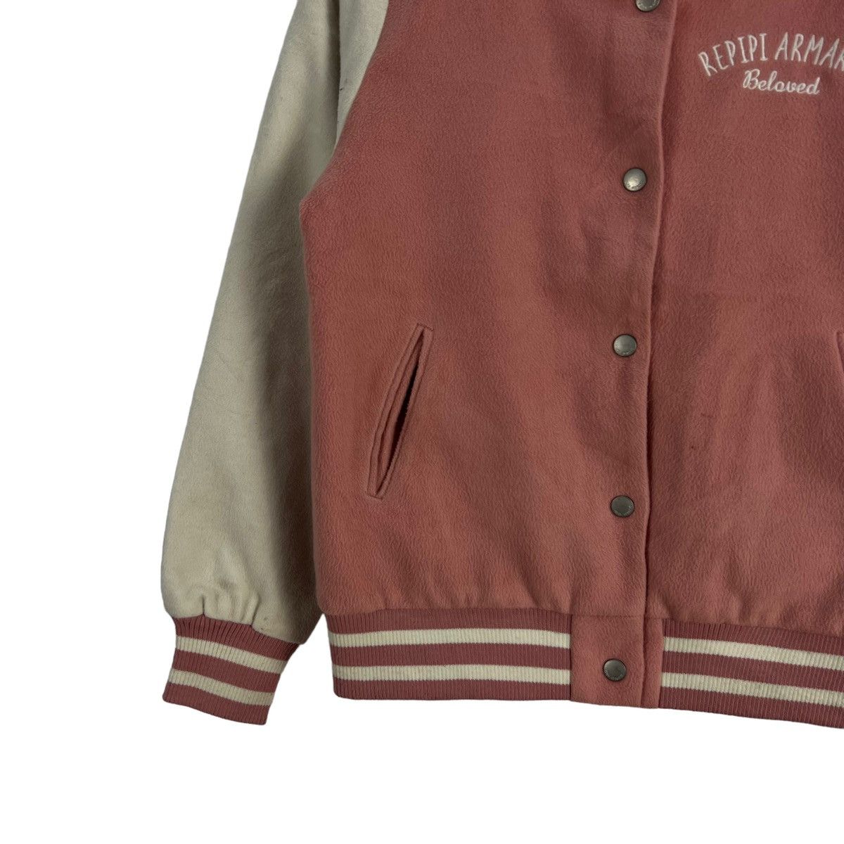 Japanese Brand VINTAGE VARSITY JACKET REPIPI ARMARIO JAPAN BIG LOGO Size US M / EU 48-50 / 2 - 5 Thumbnail