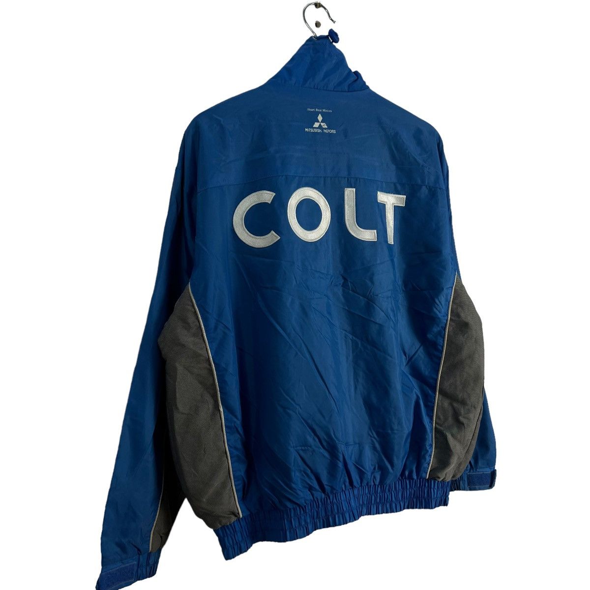Japanese Brand VINTAGE COLT MITSUBISH. MITOR WORKERS WEAR BIG LOGO JACKET Size US L / EU 52-54 / 3 - 6 Thumbnail