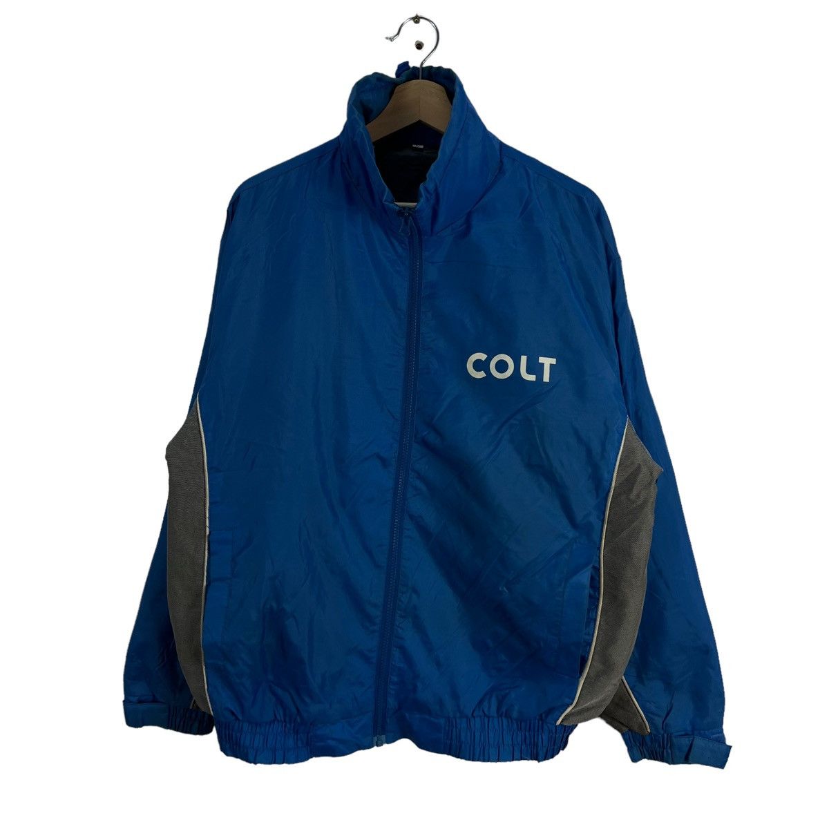 Japanese Brand VINTAGE COLT MITSUBISH. MITOR WORKERS WEAR BIG LOGO JACKET Size US L / EU 52-54 / 3 - 1 Thumbnail