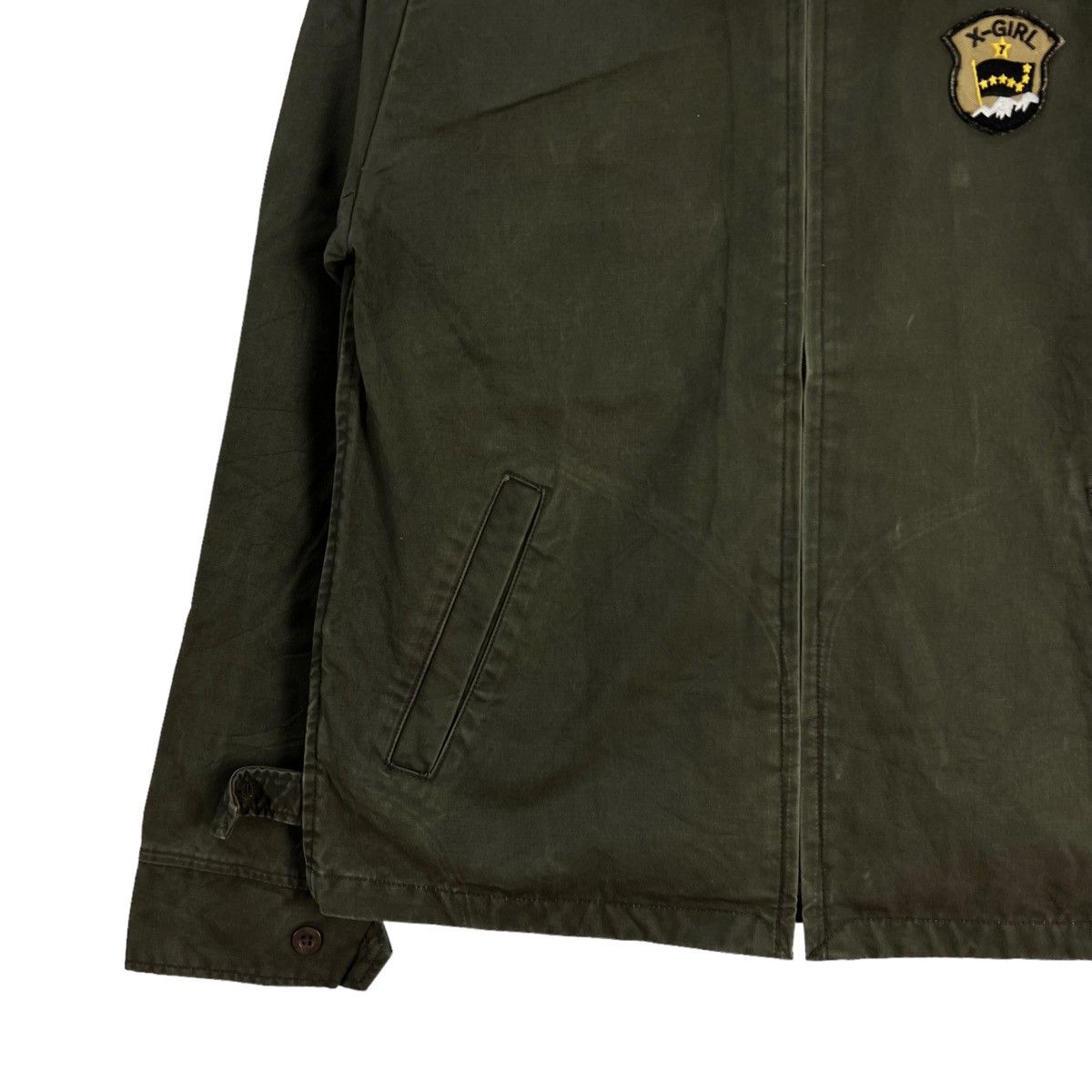 Japanese Brand VINTAGE MILITARY STYLE JACKET X GIRL JAPAN ZIPPER Size S / US 4 / IT 40 - 5 Thumbnail