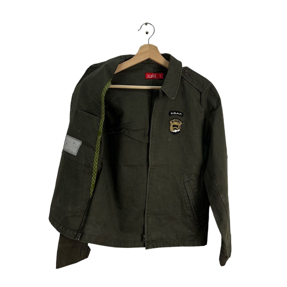 Japanese Brand VINTAGE MILITARY STYLE JACKET X GIRL JAPAN ZIPPER Size S / US 4 / IT 40 - 6 Thumbnail