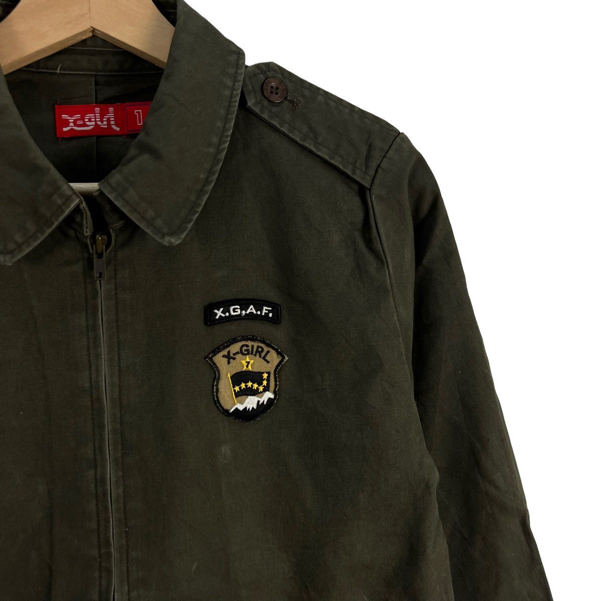 Japanese Brand VINTAGE MILITARY STYLE JACKET X GIRL JAPAN ZIPPER Size S / US 4 / IT 40 - 3 Thumbnail