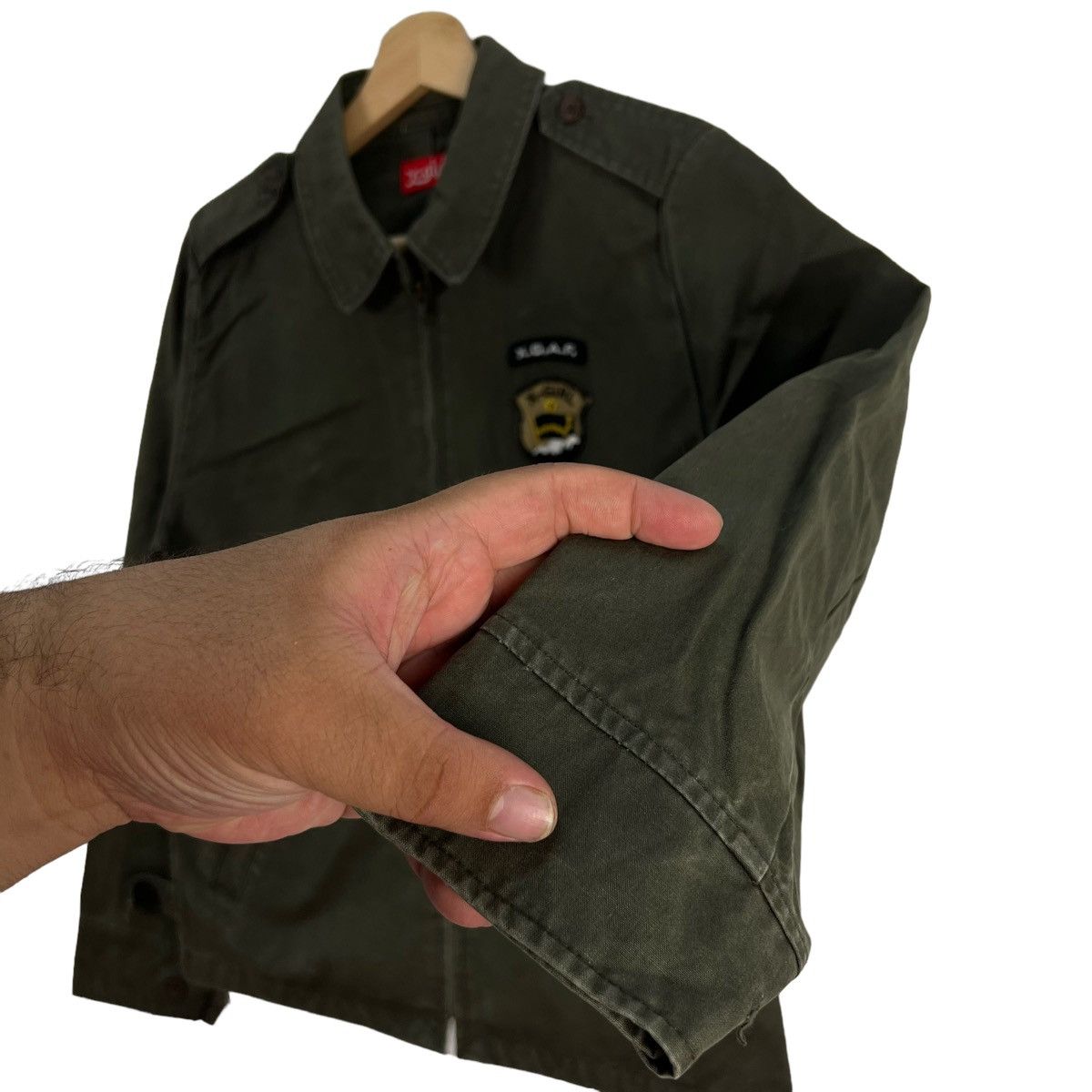 Japanese Brand VINTAGE MILITARY STYLE JACKET X GIRL JAPAN ZIPPER Size S / US 4 / IT 40 - 8 Thumbnail