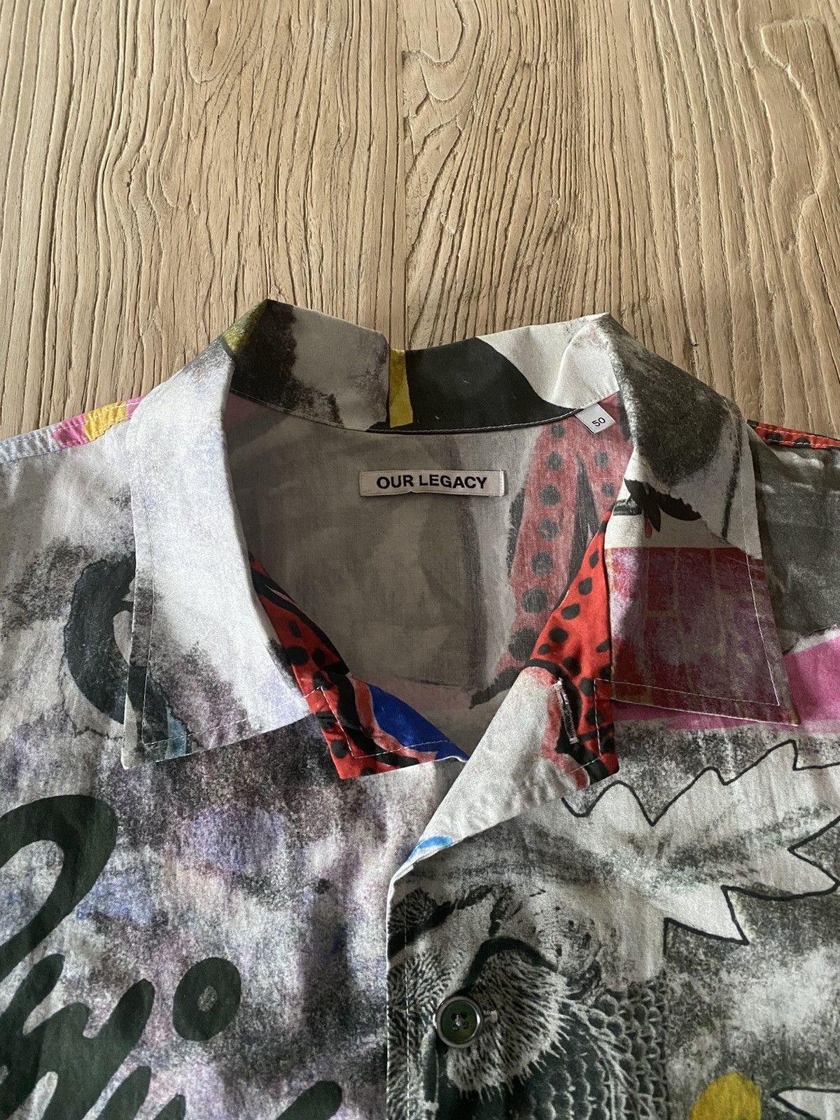 Our Legacy Skeleton Short Sleeve Shirt Size US M / EU 48-50 / 2 - 3 Thumbnail