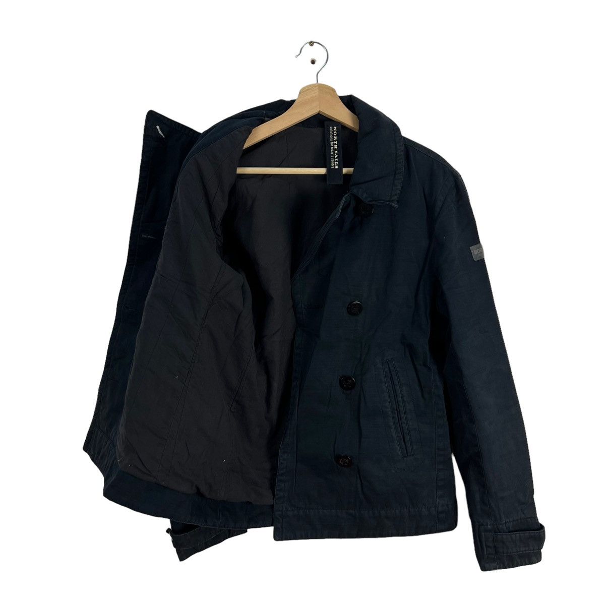 Japanese Brand VINTAGE NORTH SAILS MULTI POCKET CARGO JACKET INSPECTOR Size US M / EU 48-50 / 2 - 10 Thumbnail