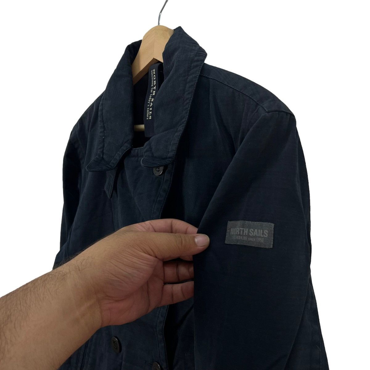 Japanese Brand VINTAGE NORTH SAILS MULTI POCKET CARGO JACKET INSPECTOR Size US M / EU 48-50 / 2 - 5 Thumbnail