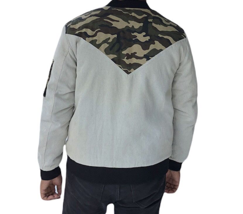 Vintage ABM Camo Design lined Quilted Bomber Jacket Size US M / EU 48-50 / 2 - 4 Thumbnail