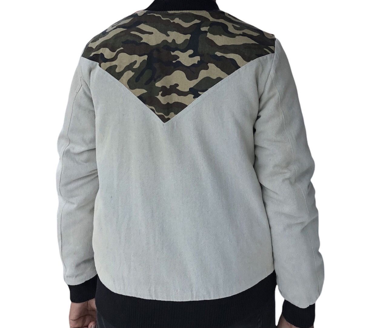 Vintage ABM Camo Design lined Quilted Bomber Jacket Size US M / EU 48-50 / 2 - 3 Thumbnail