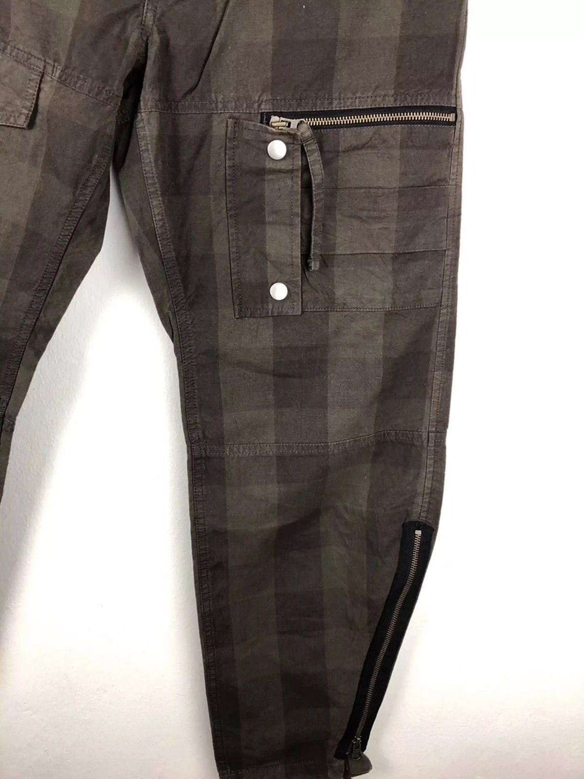 Japanese Brand PPFM Multi-pocket Tactical Bondage Parachute Pants Size US 30 / EU 46 - 4 Thumbnail