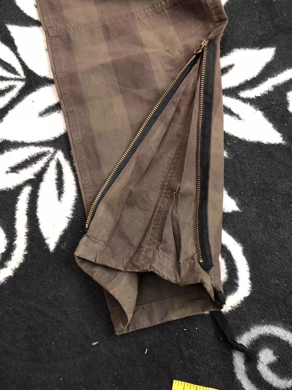 Japanese Brand PPFM Multi-pocket Tactical Bondage Parachute Pants Size US 30 / EU 46 - 12 Thumbnail
