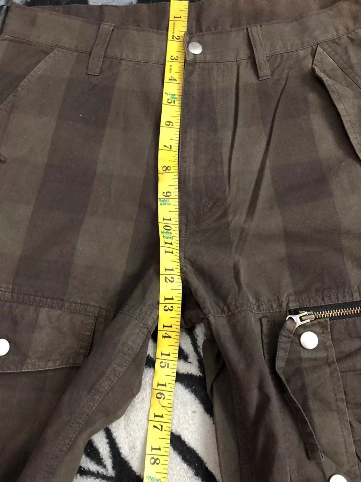 Japanese Brand PPFM Multi-pocket Tactical Bondage Parachute Pants Size US 30 / EU 46 - 8 Thumbnail