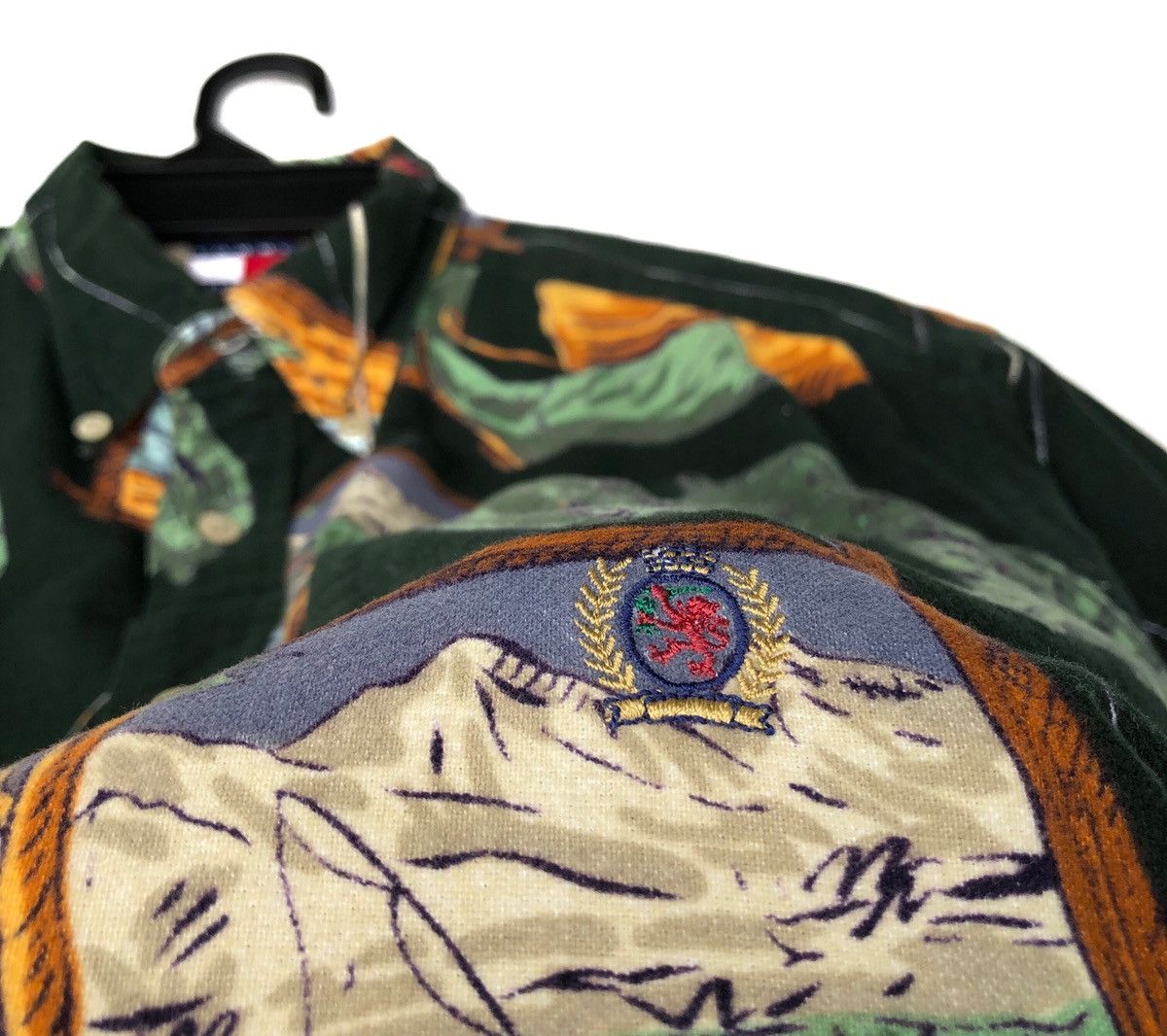 Tommy Hilfiger Tommy Hilfiger Fisherman Button Down Long Sleeves Shirt Size US L / EU 52-54 / 3 - 4 Thumbnail