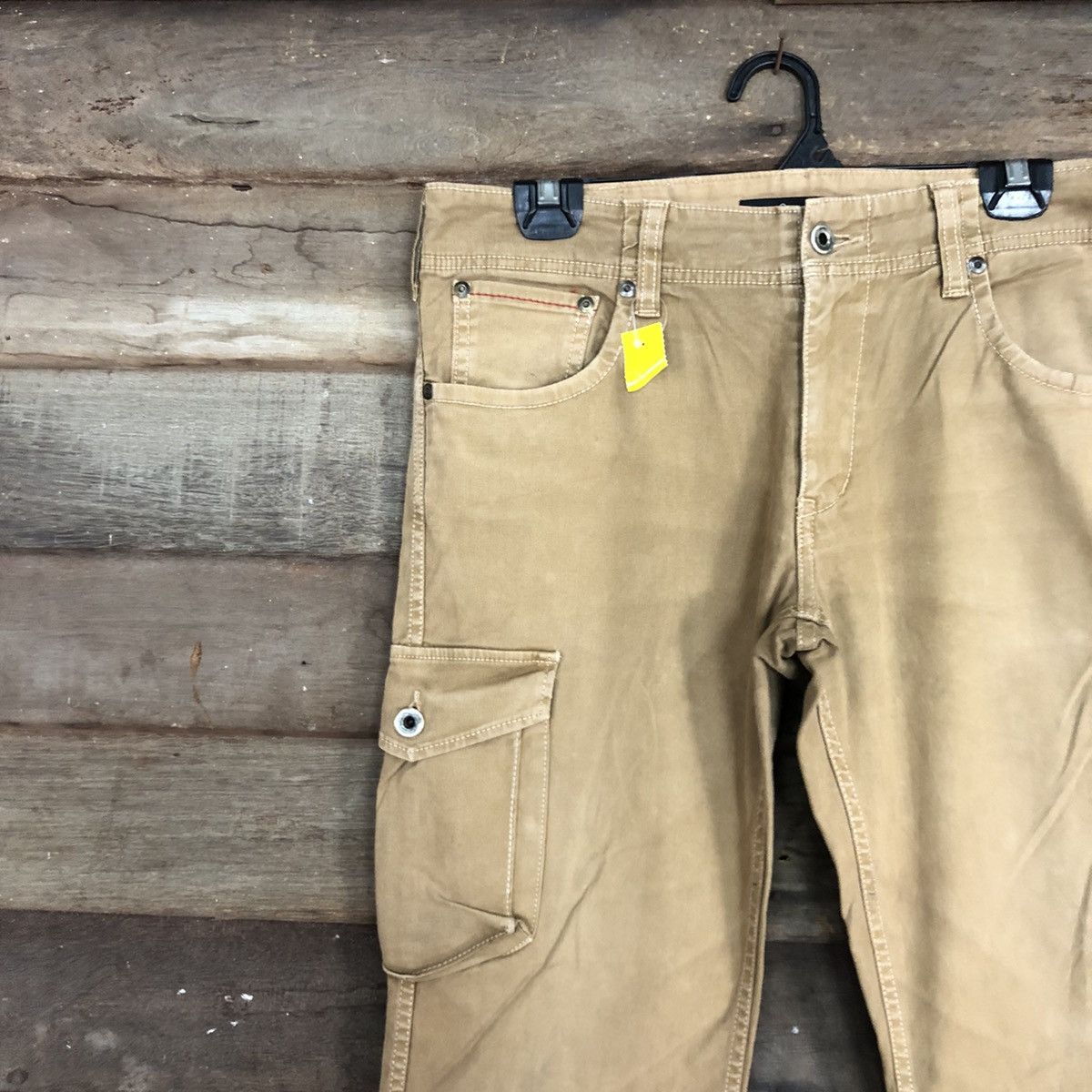 Johnbull John Bull Brown Multipocket Cargo Pants #3816 Size US 32 / EU 48 - 5 Thumbnail