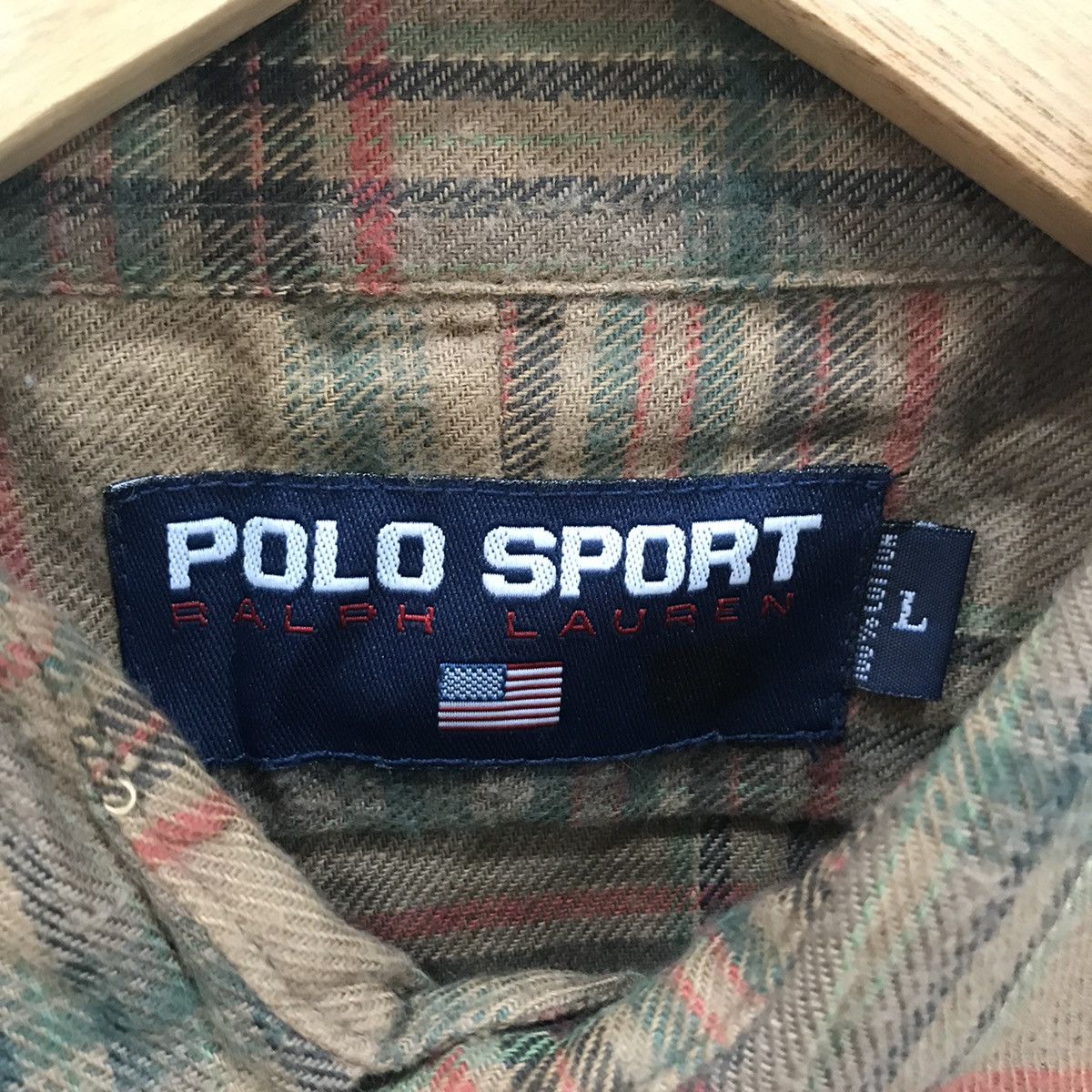 Flannel × Polo Ralph Lauren Polo Sport Ralph Lauren Flannel Shirt Buttom Up Size US L / EU 52-54 / 3 - 4 Thumbnail