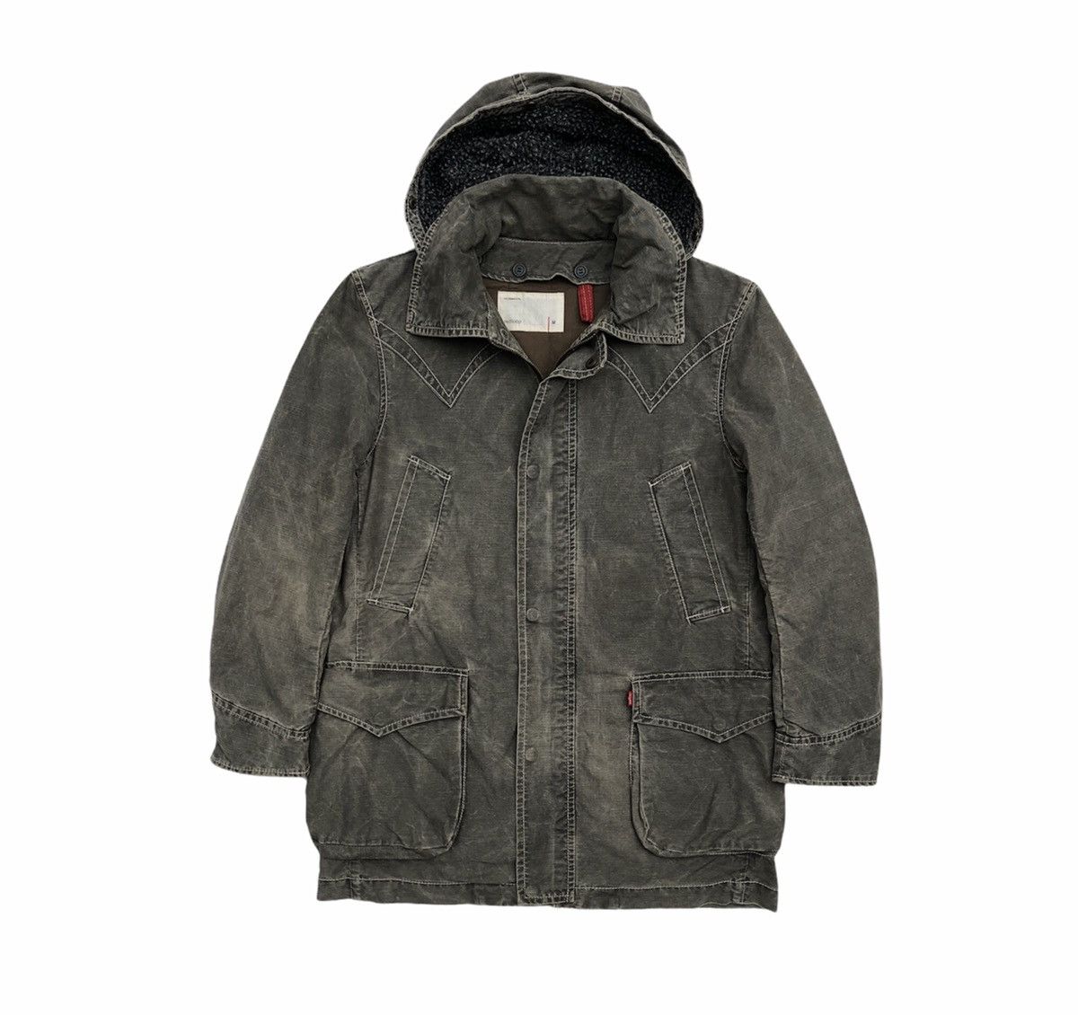 Levi's Levis Redloop Denime Season Parka Jacket Size US M / EU 48-50 / 2 - 1 Thumbnail