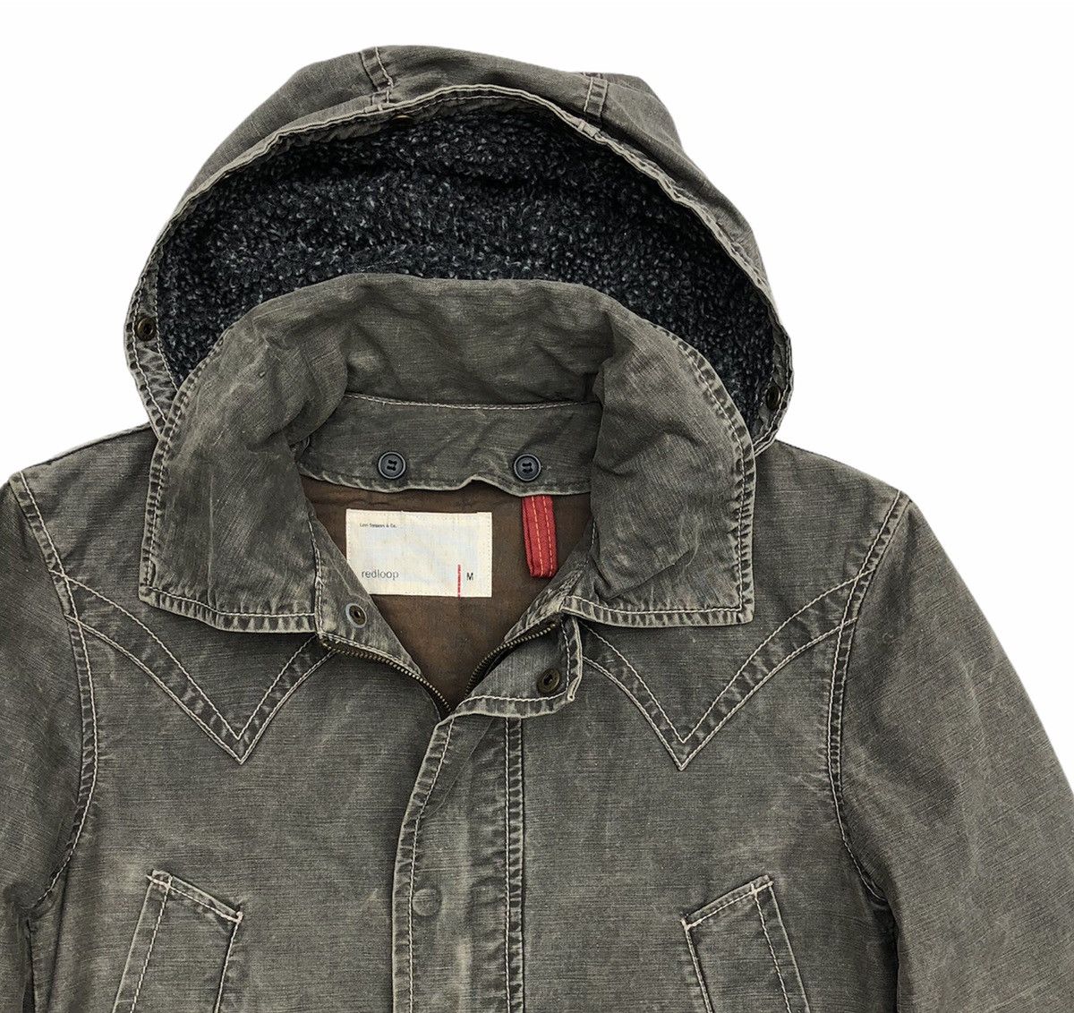 Levi's Levis Redloop Denime Season Parka Jacket Size US M / EU 48-50 / 2 - 4 Thumbnail