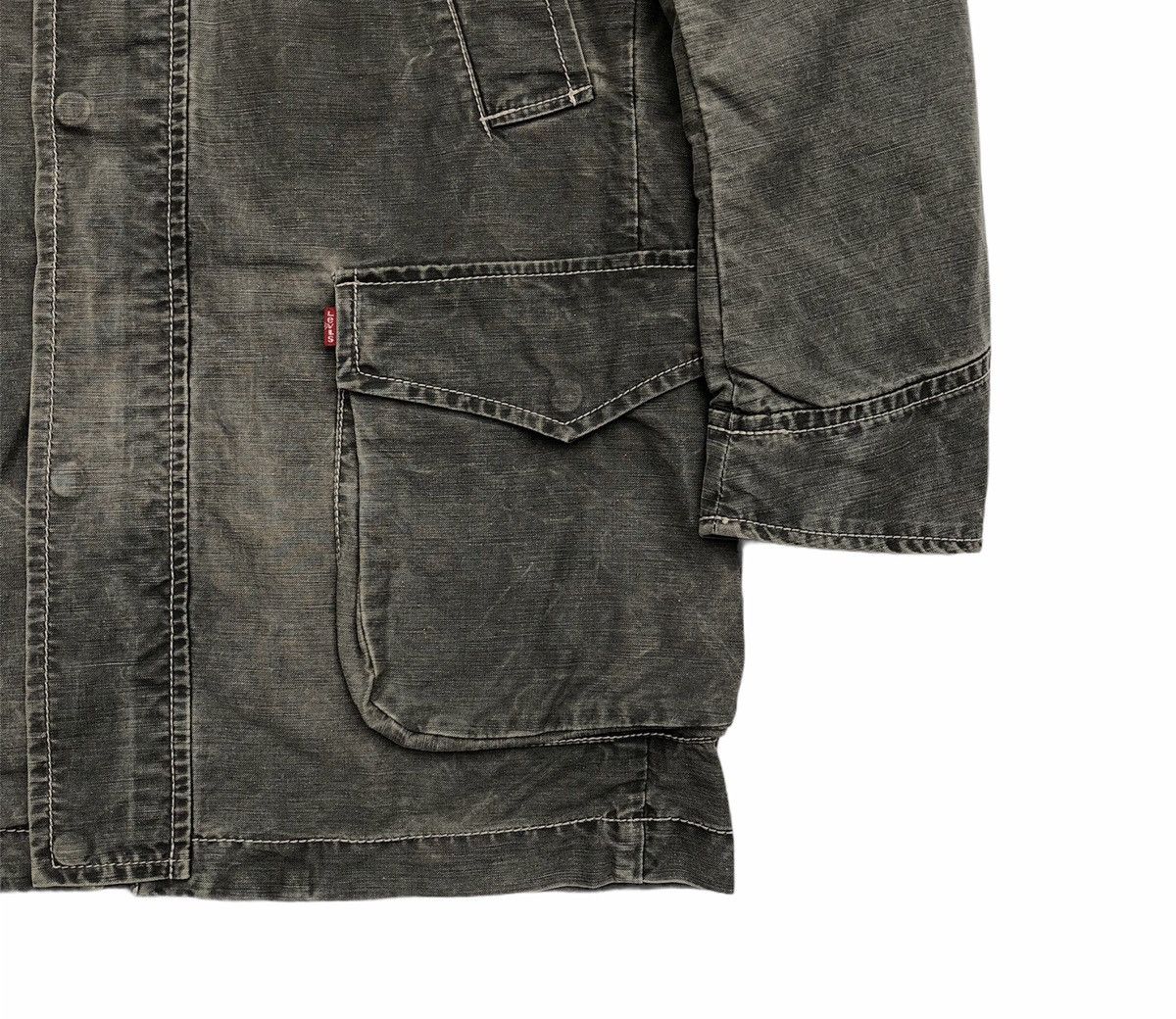 Levi's Levis Redloop Denime Season Parka Jacket Size US M / EU 48-50 / 2 - 2 Thumbnail
