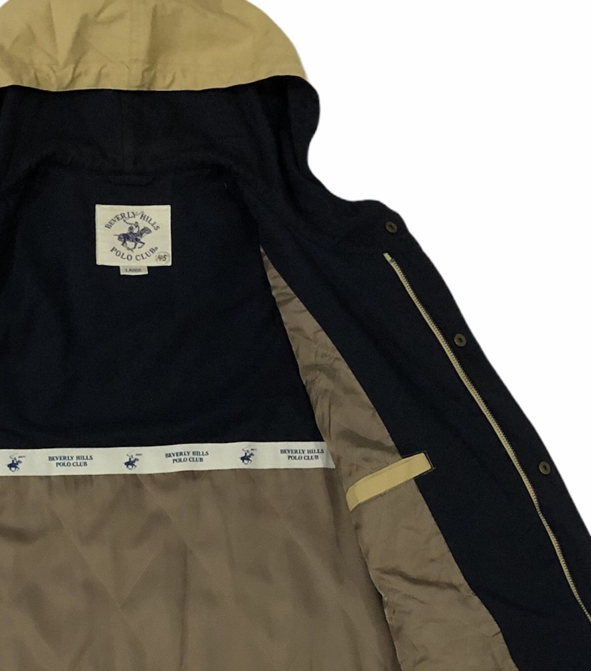 Beverly Hills Polo Club Vintage Beverly Hills Polo Club Parka Jacket With Hoodie Size US L / EU 52-54 / 3 - 8 Thumbnail