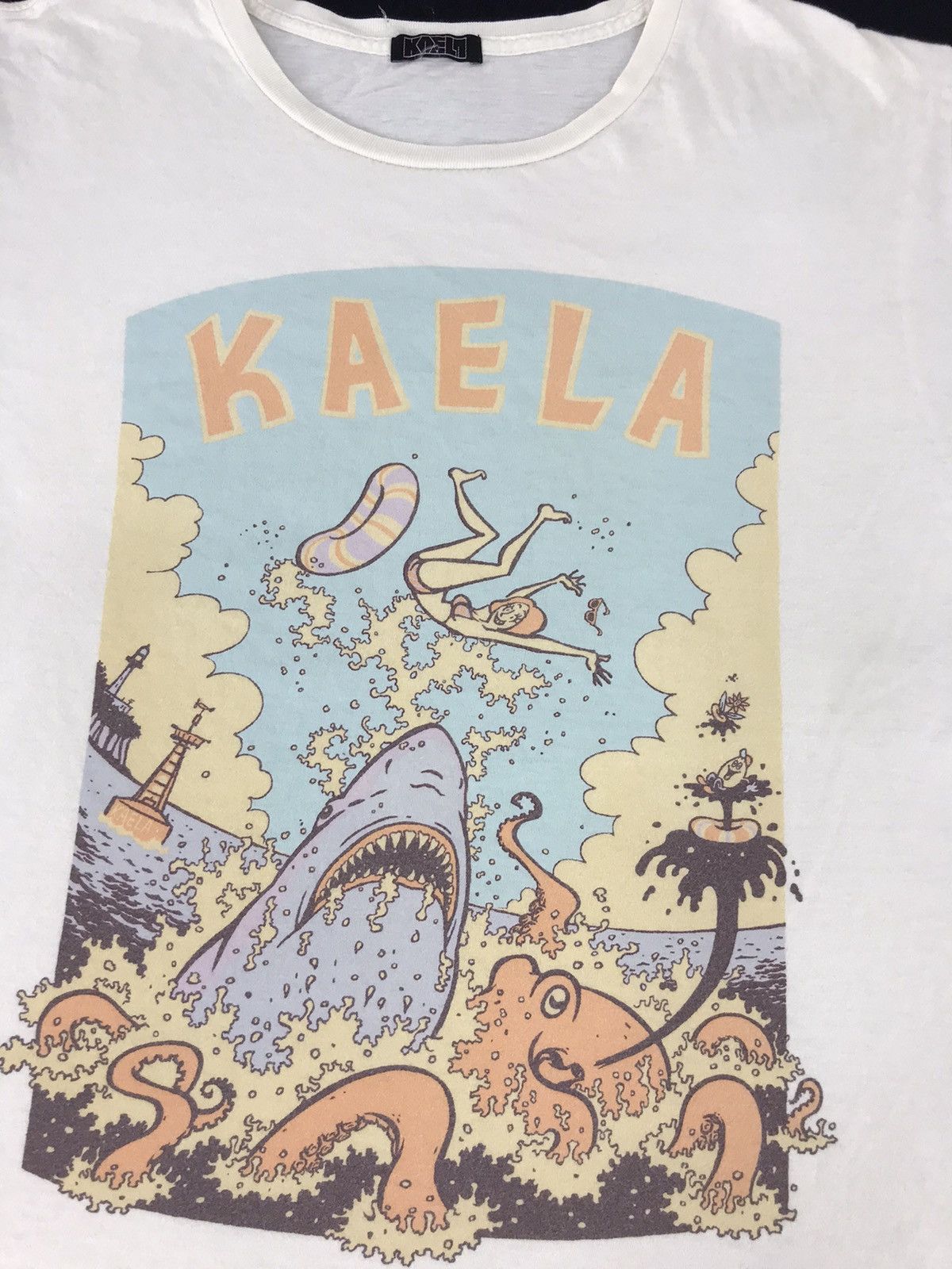 Band Tees × Vintage Vintage Kaela Kimura Japanese Singer Artist Jaws Animation Size M / US 6-8 / IT 42-44 - 3 Thumbnail