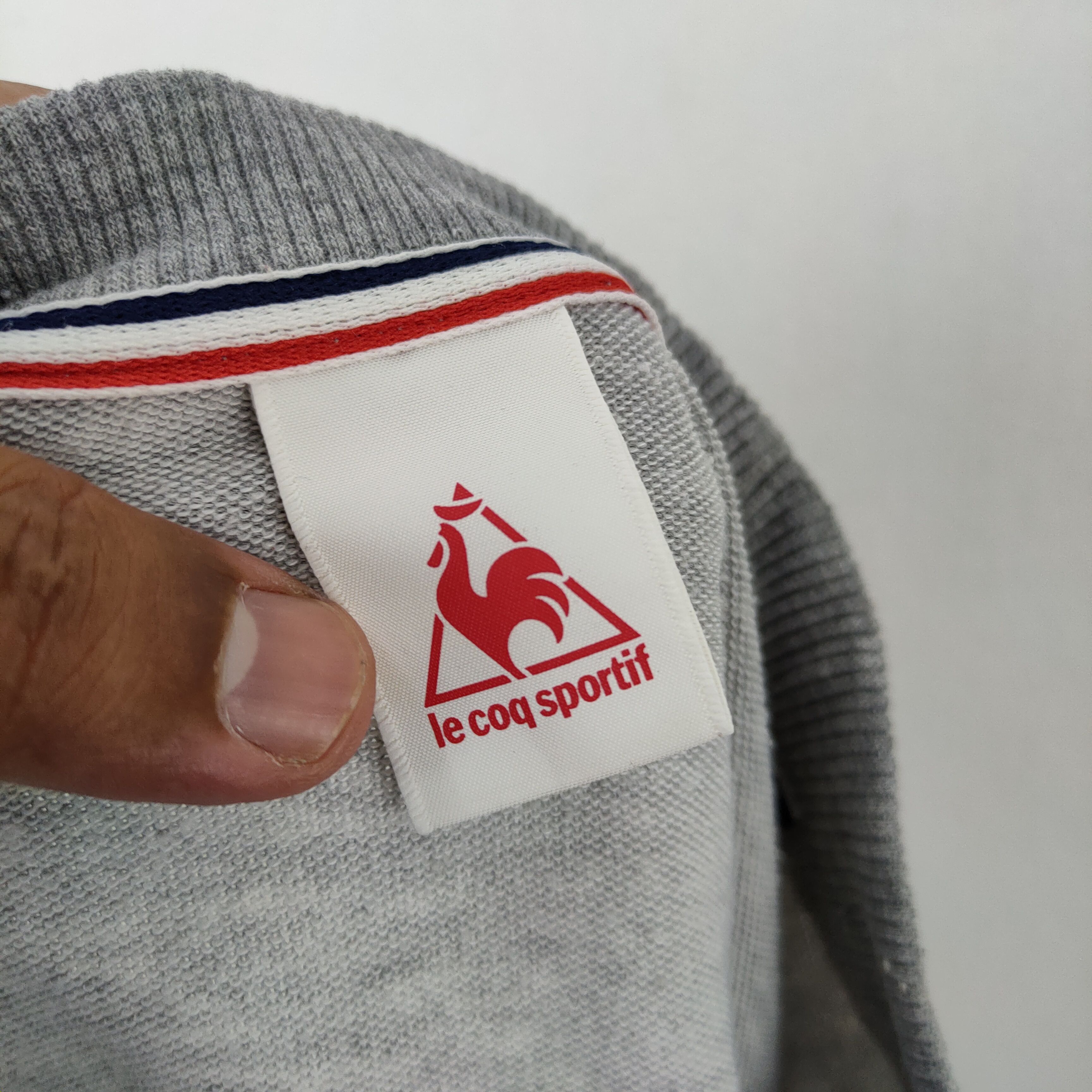 Vintage Le Coq Sportif Big Logo Sweatshirt Size US L / EU 52-54 / 3 - 6 Thumbnail