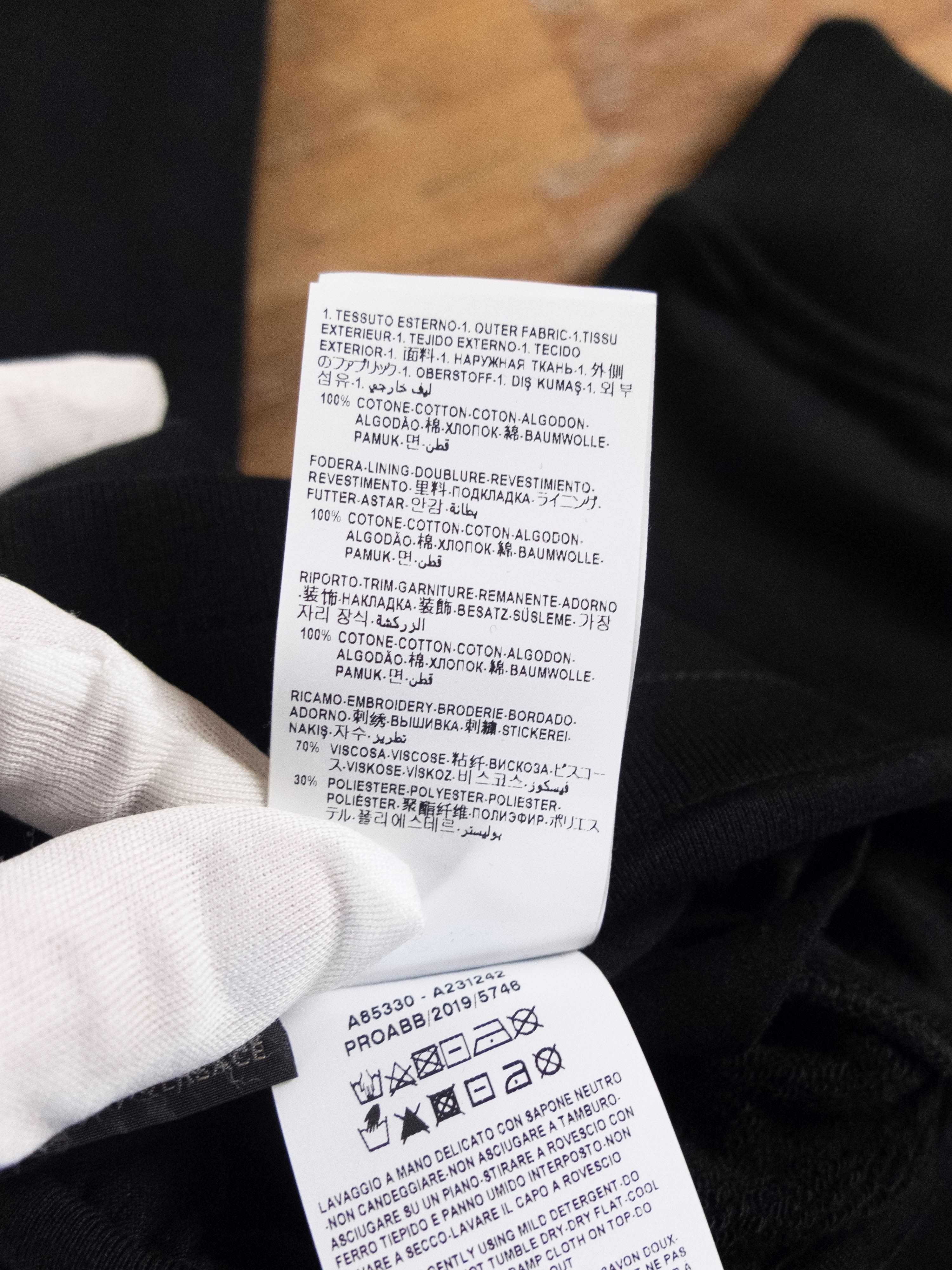 Versace VERSACE black gold Medusa embroider track sweatpants Large Size US 34 / EU 50 - 10 Thumbnail