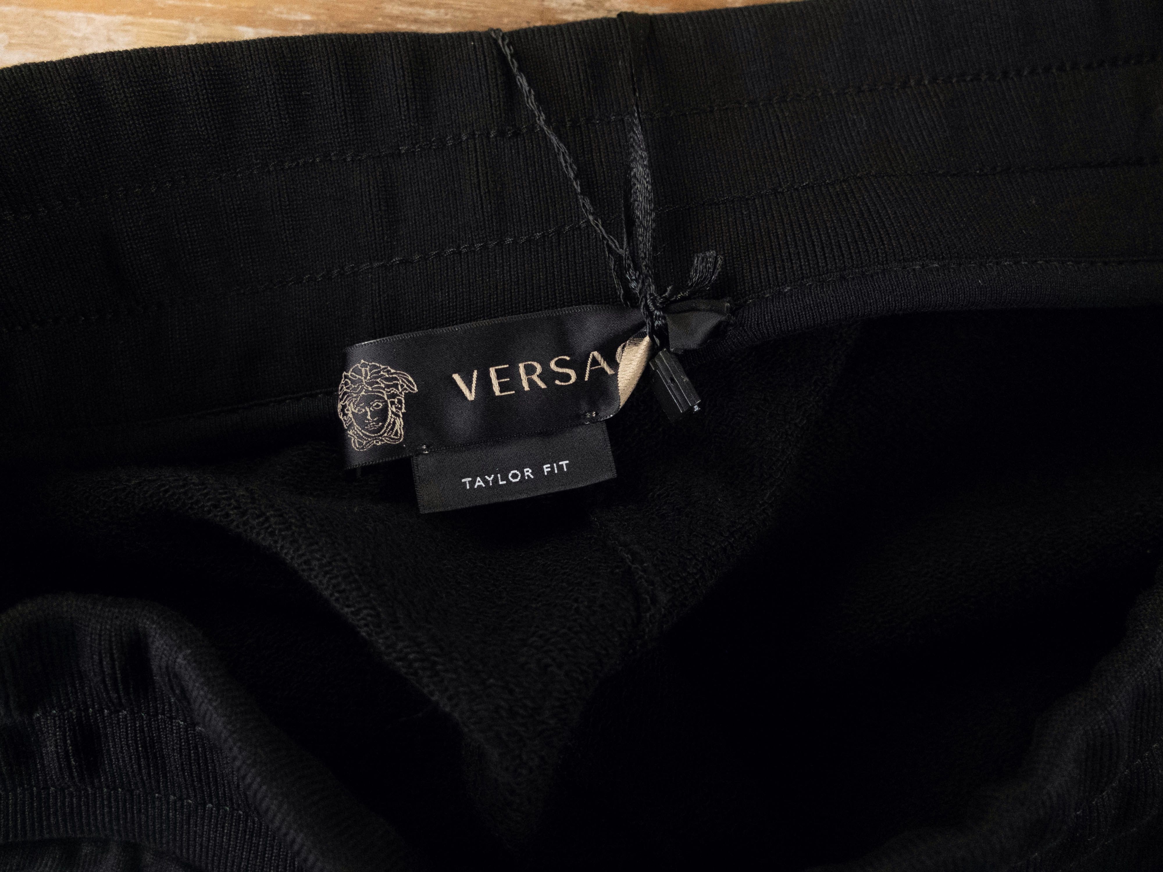 Versace VERSACE black gold Medusa embroider track sweatpants Large Size US 34 / EU 50 - 7 Thumbnail