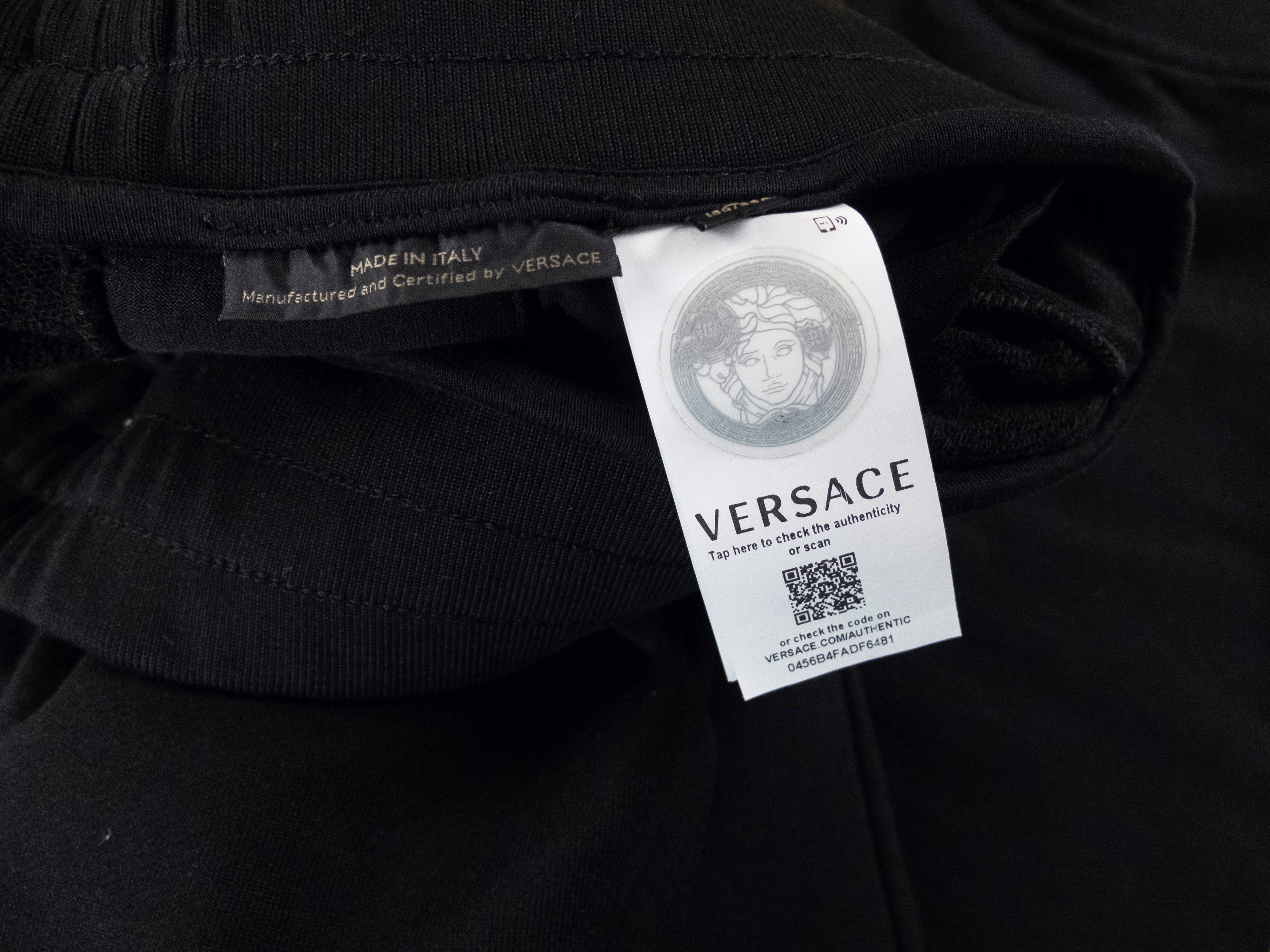 Versace VERSACE black gold Medusa embroider track sweatpants Large Size US 34 / EU 50 - 8 Thumbnail