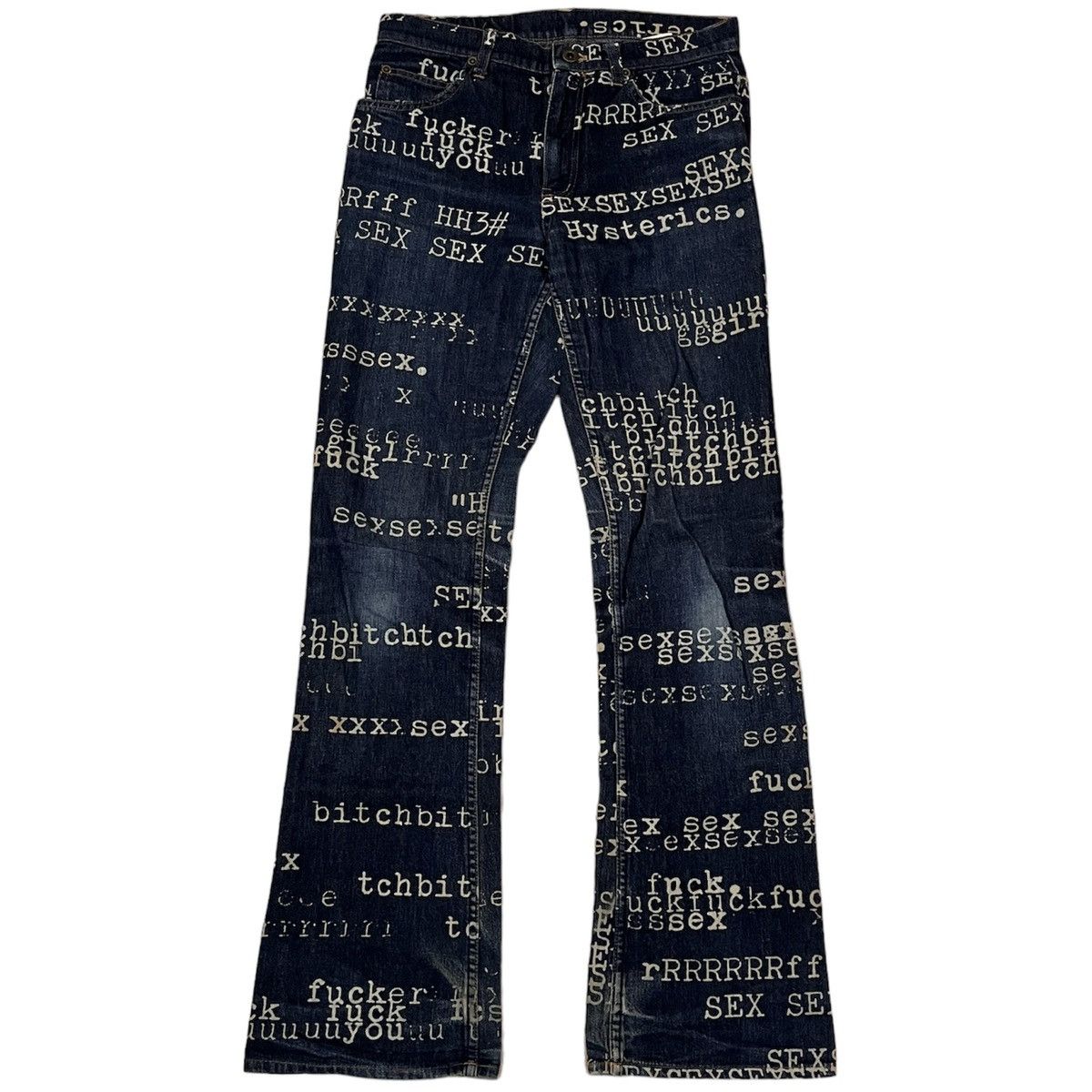 Pre-owned Ss99 Sex All Over Print Denim In Blue